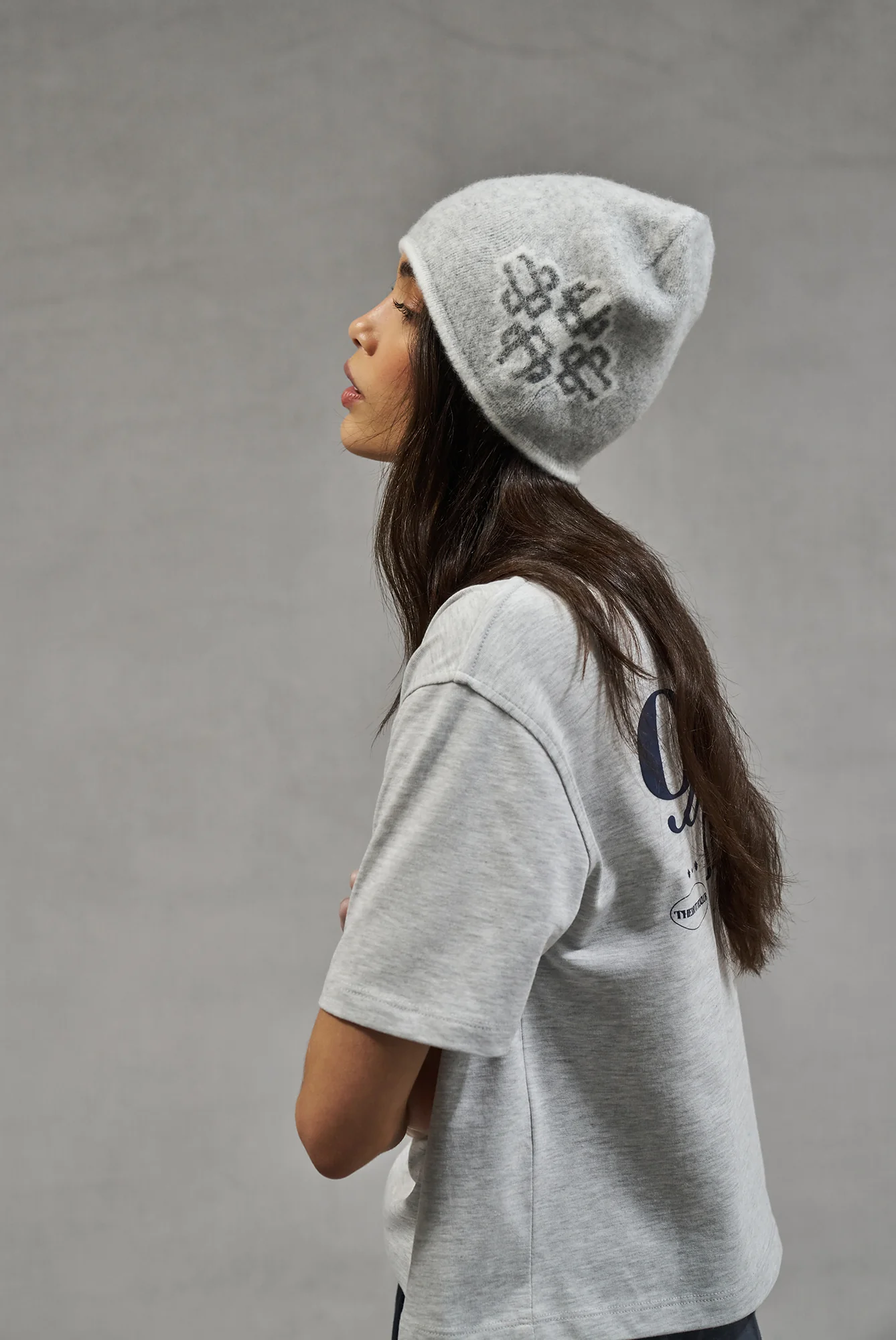 EMBLEM BEANIE - GREY