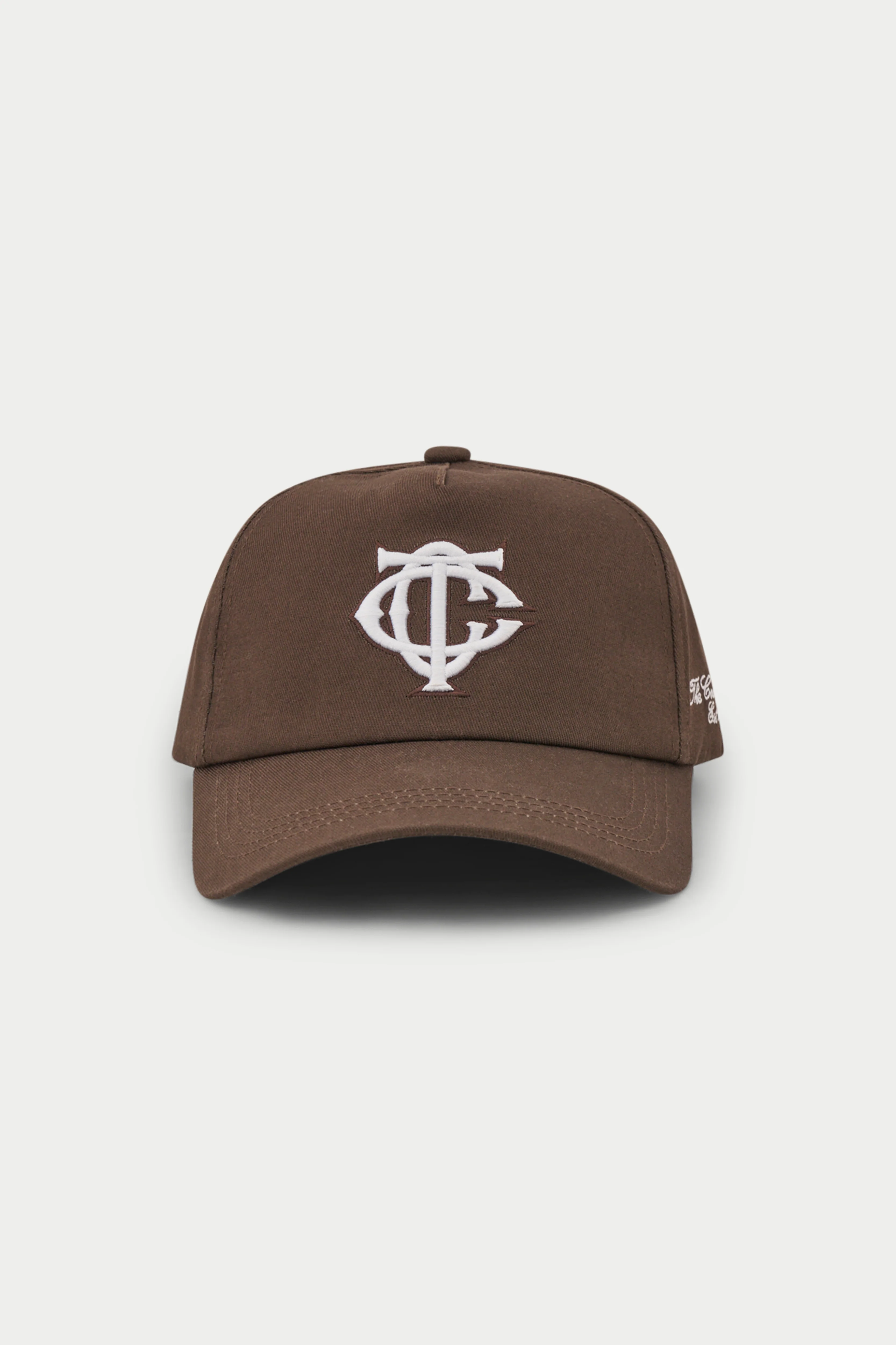 MONOGRAM EMBLEM CAP - BROWN