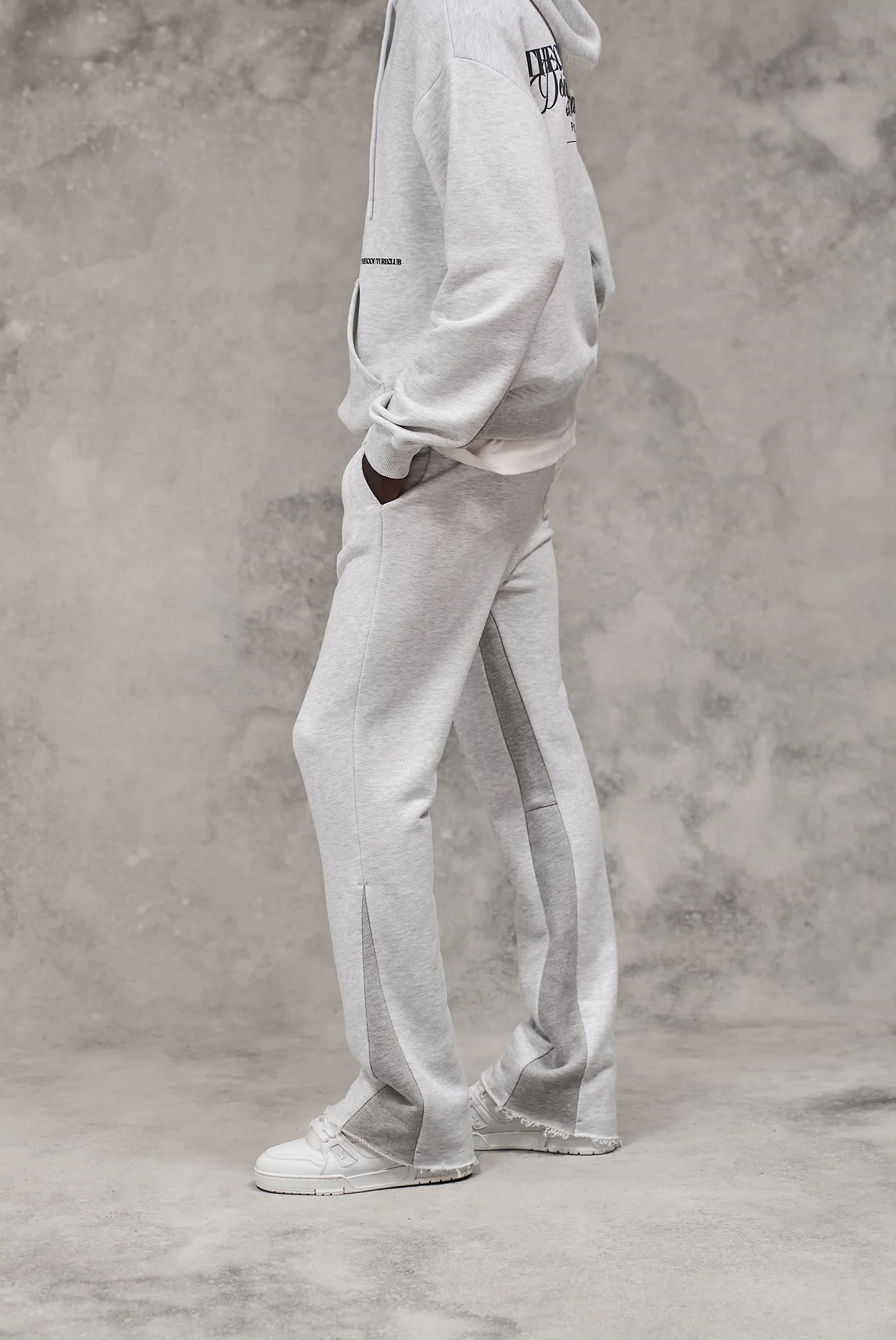 DESIGN DEPARTMENT PANEL JOGGERS - GREY MARL