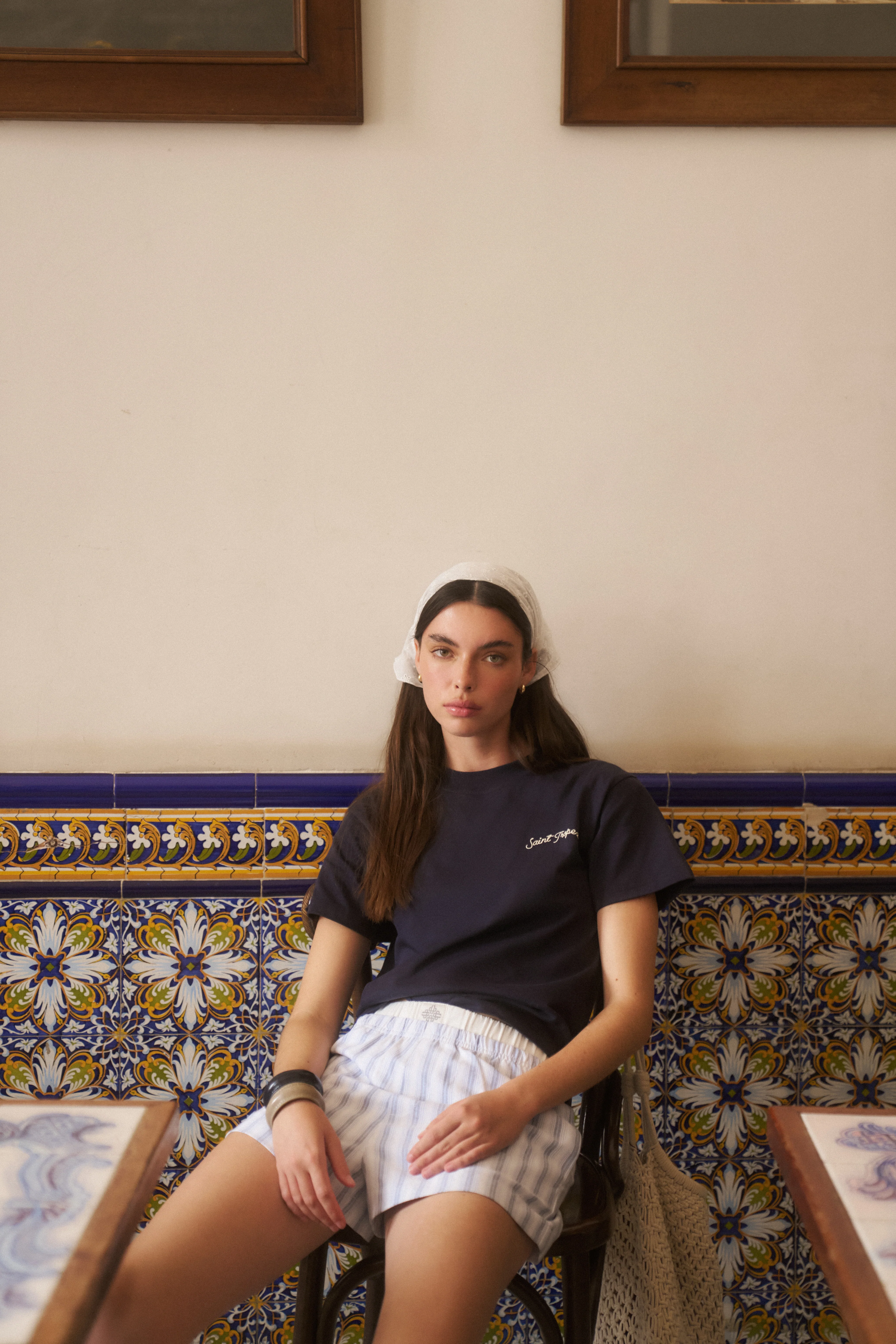 ST TROPEZ T-SHIRT - NAVY