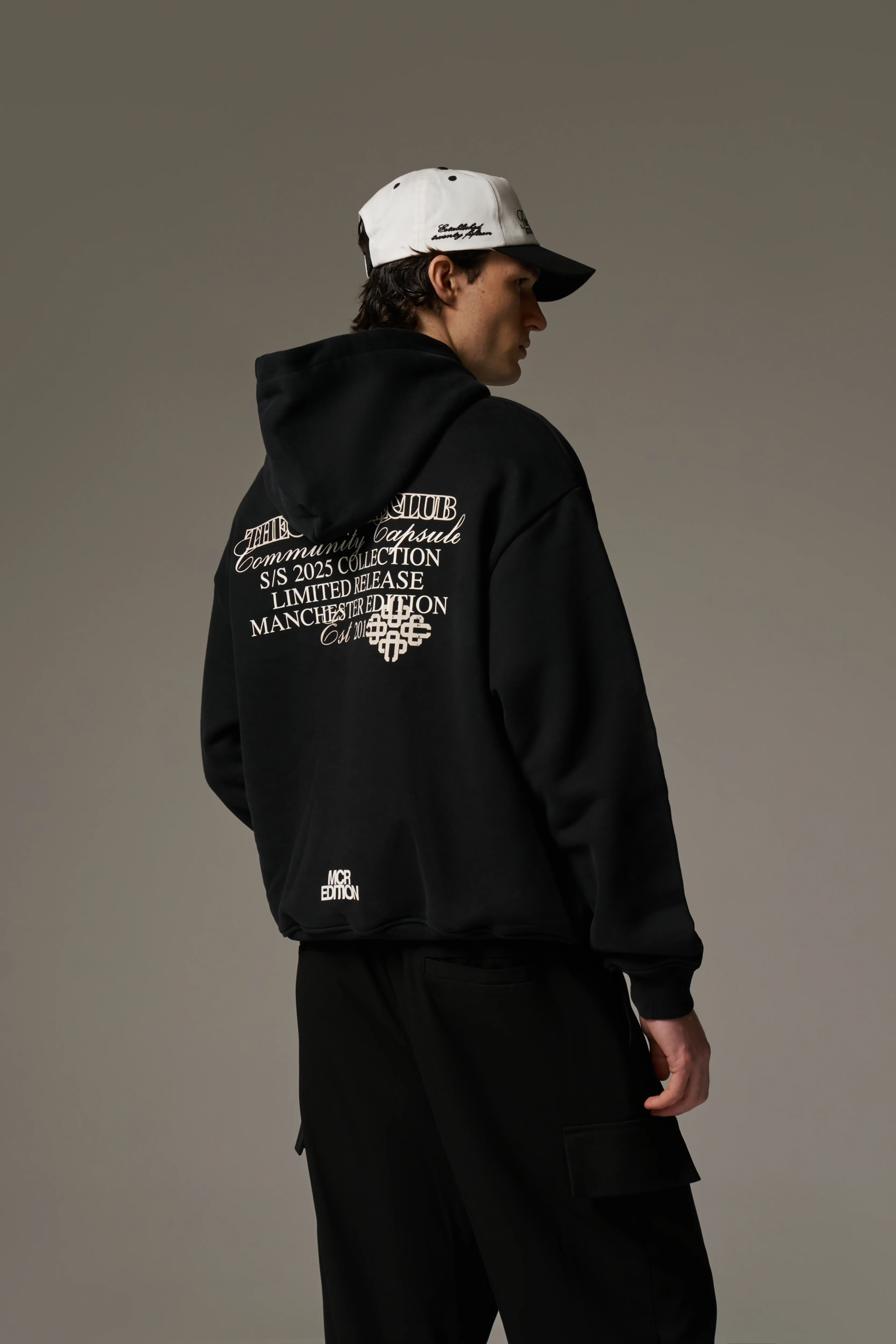 COMMUNITY CAPSULE HOODIE - BLACK