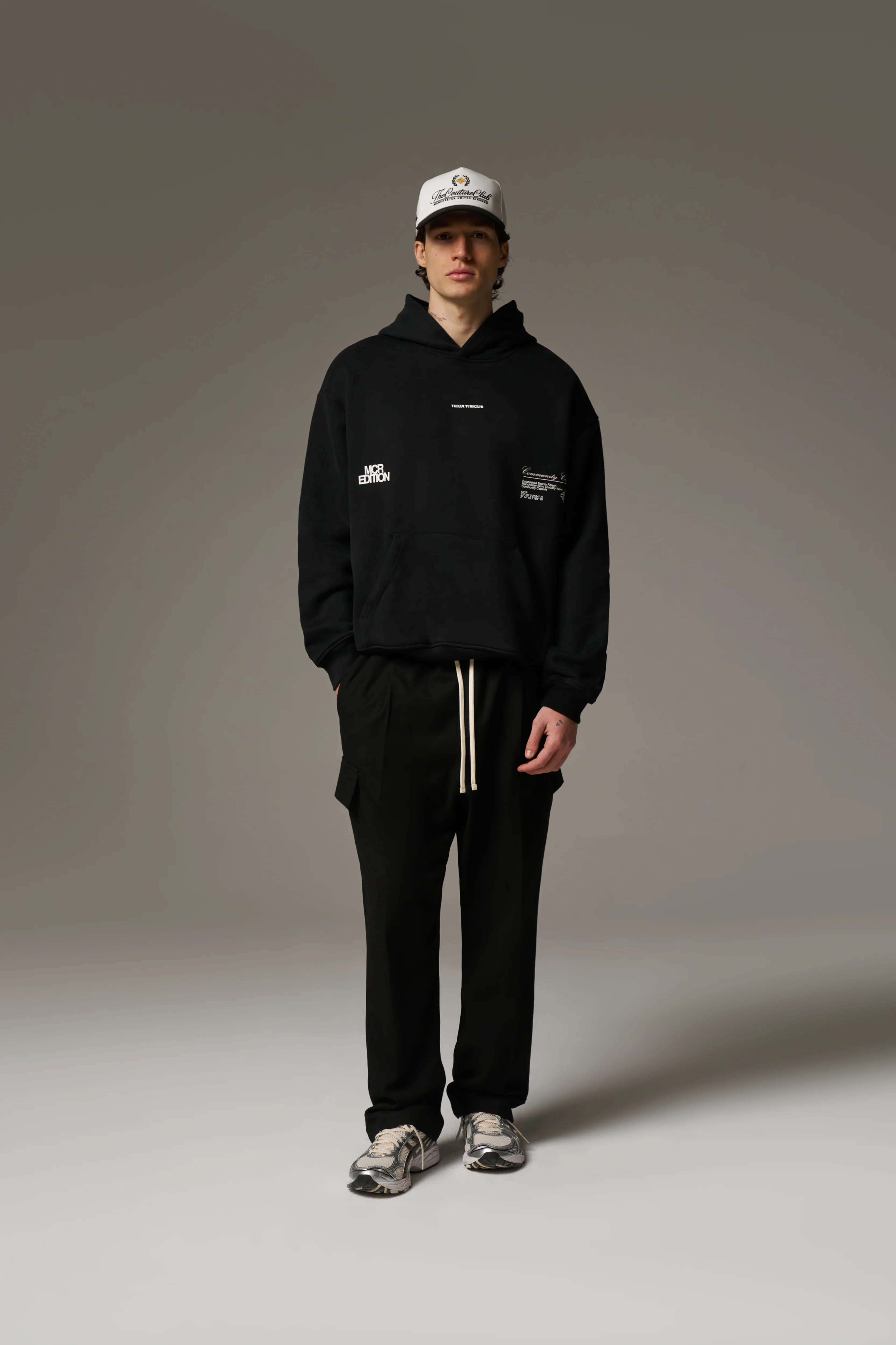 COMMUNITY CAPSULE HOODIE - BLACK