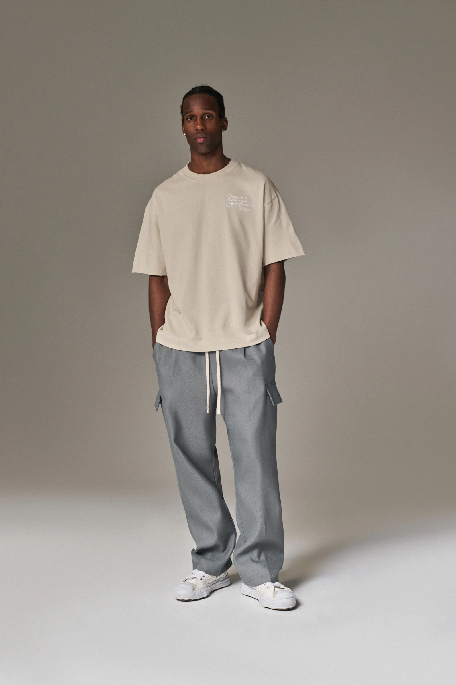 DISPLAY USE ONLY RELAXED T-SHIRT - BEIGE