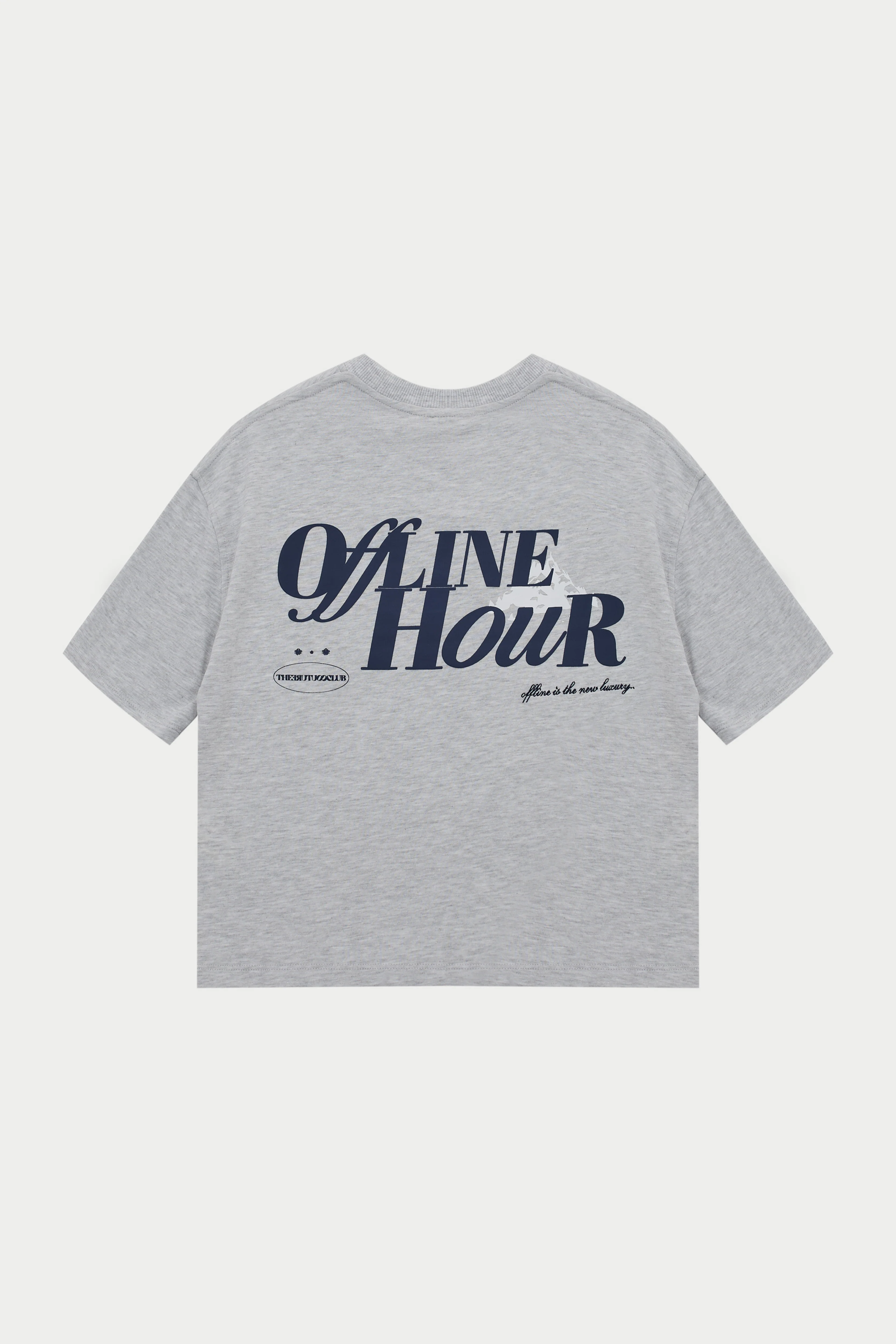 OFFLINE HOUR T-SHIRT - GREY MARL