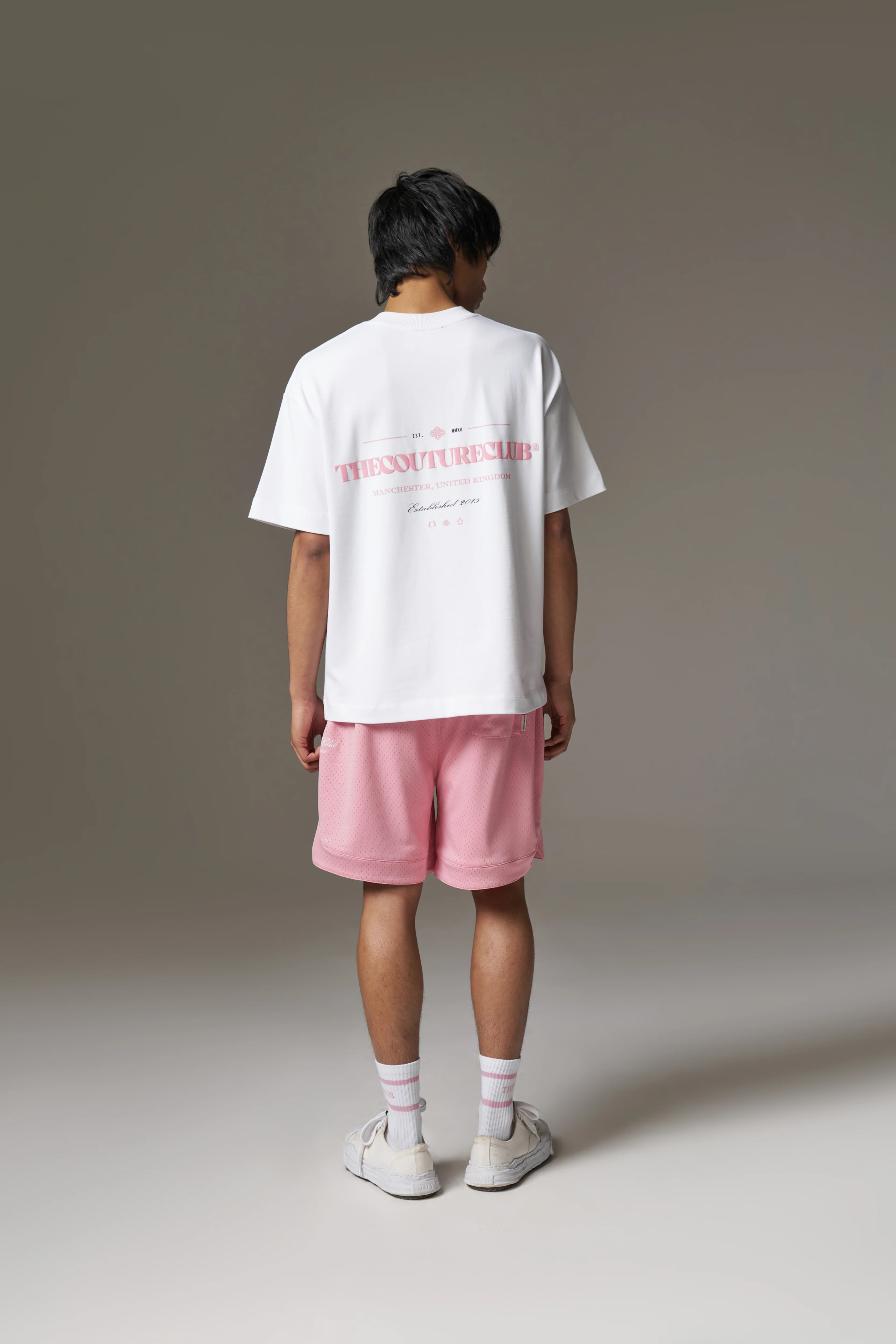 COPYRIGHT MULTI GRAPHIC T-SHIRT - PINK