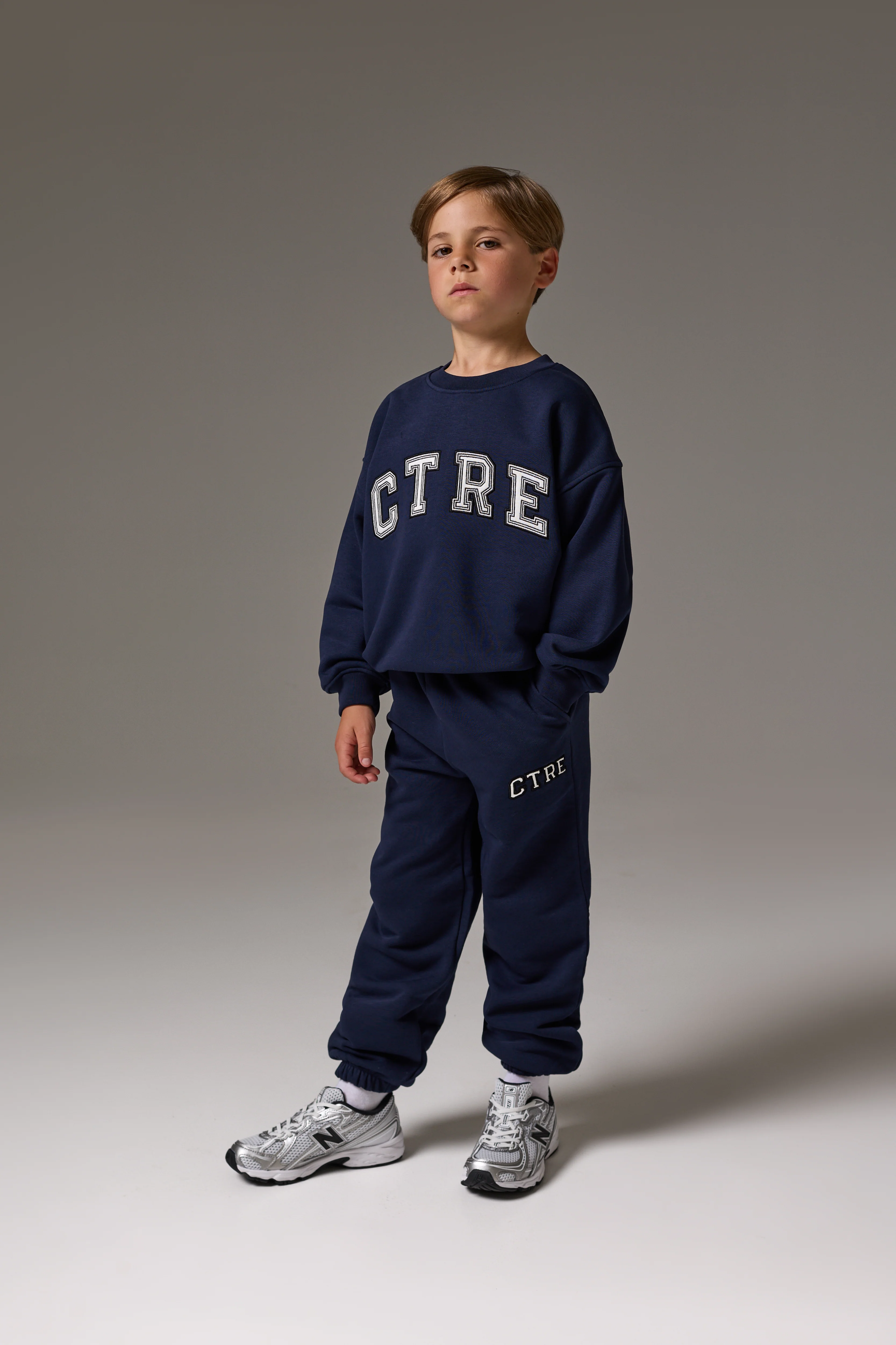 JUNIOR CTRE SWEATSHIRT - NAVY