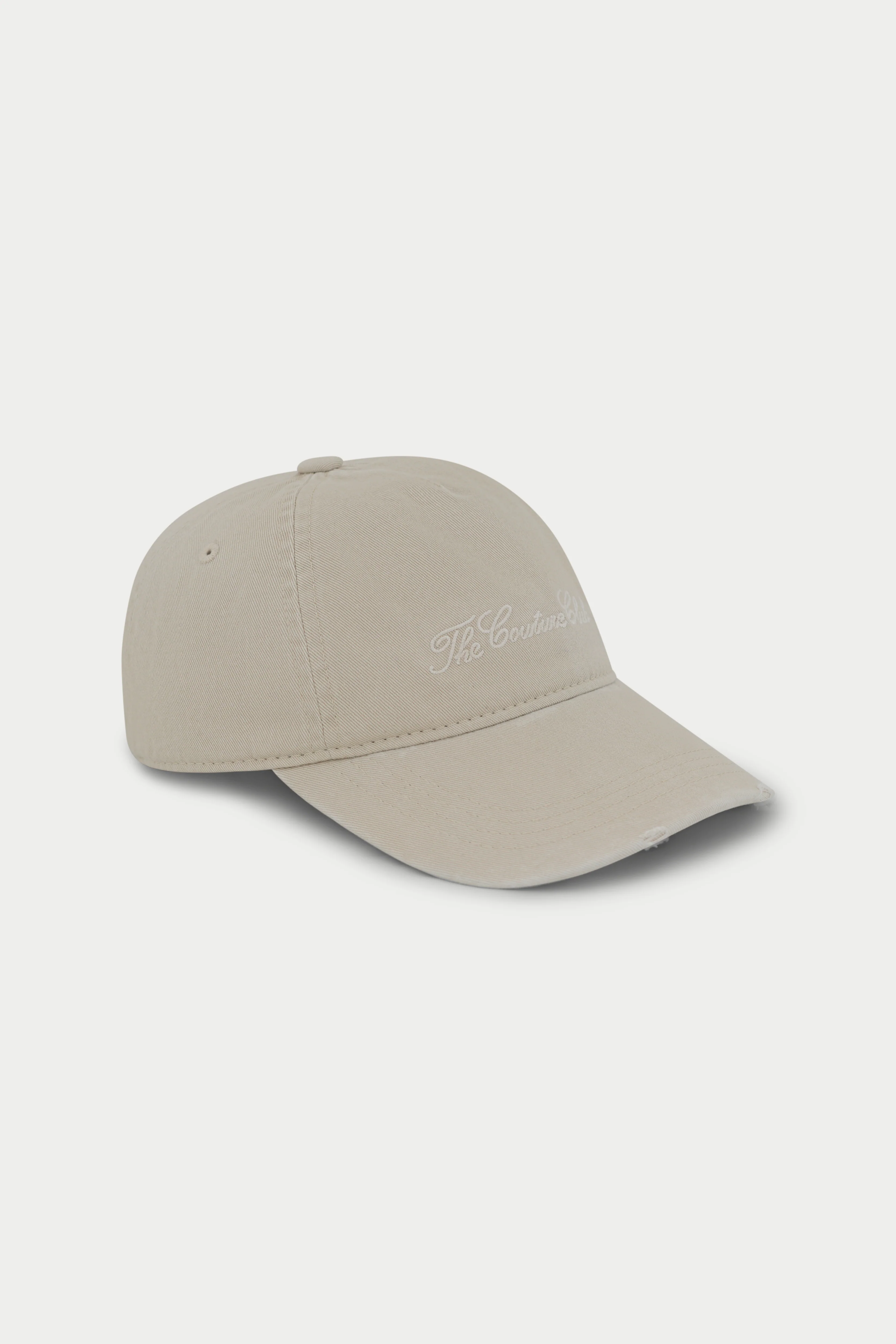 WASHED SCRIPT CAP - BONE