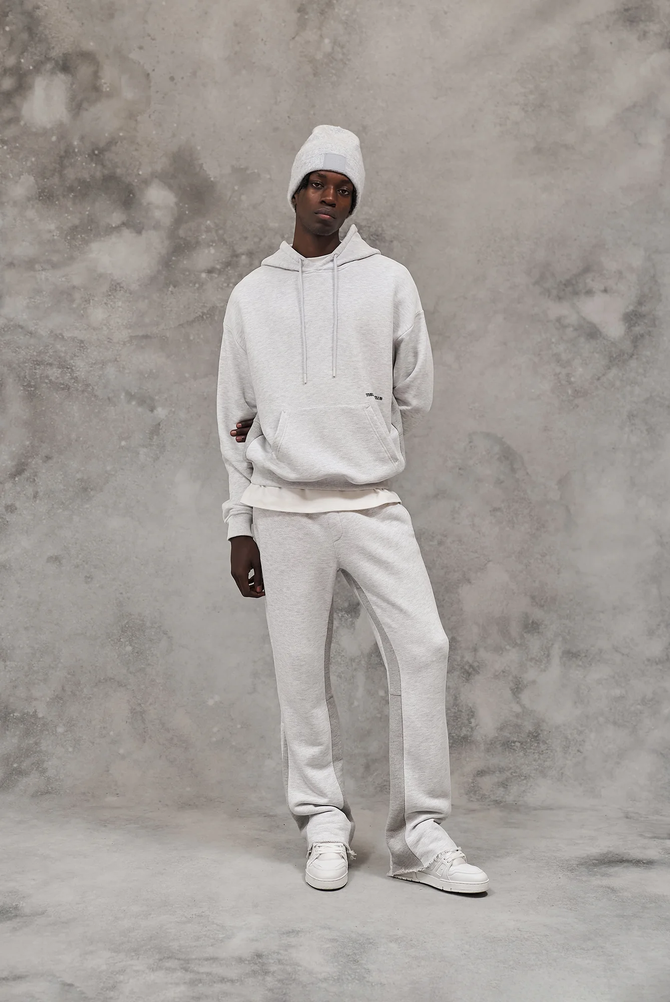 DESIGN DEPARTMENT PANEL JOGGERS - GREY MARL