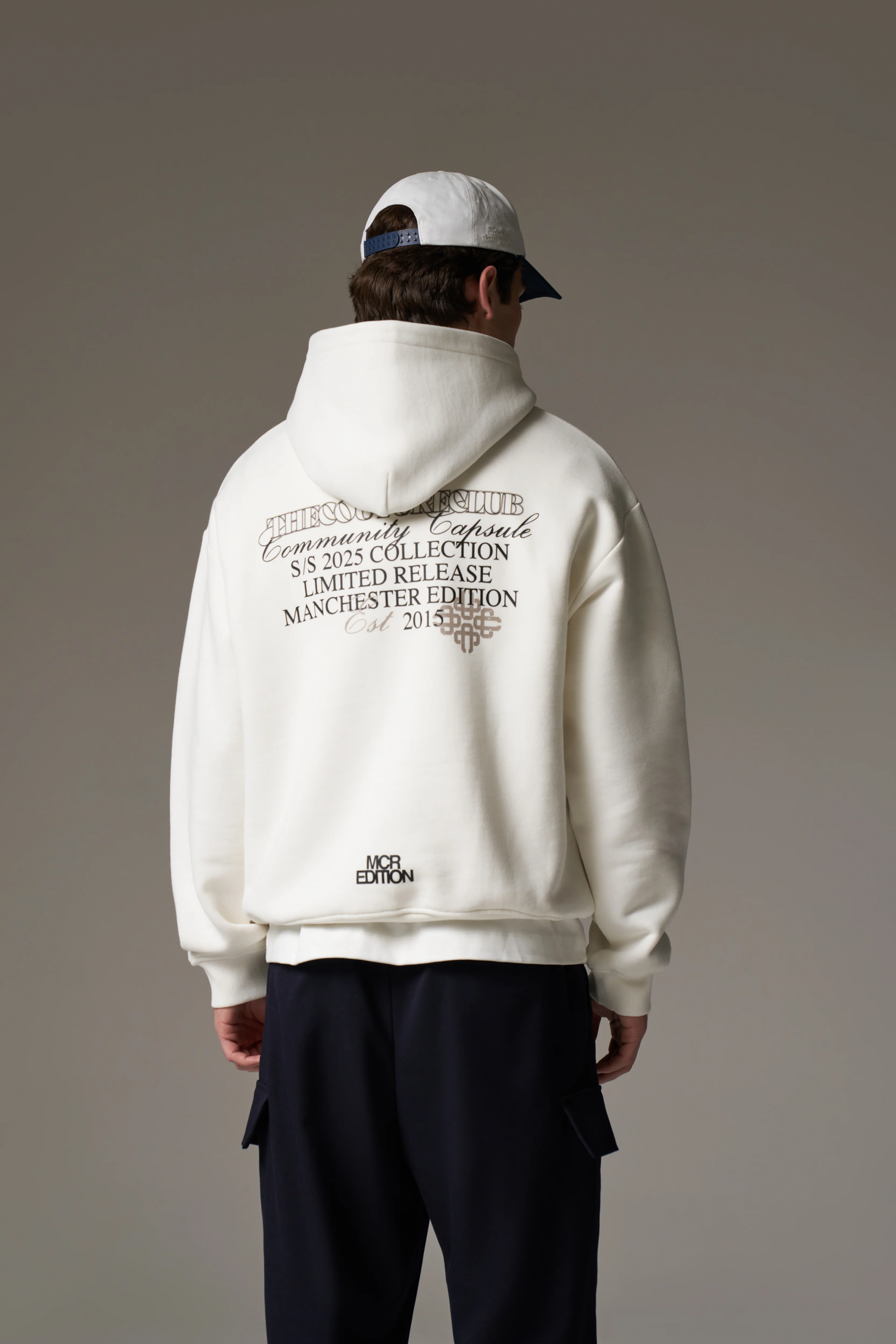 COMMUNITY CAPSULE HOODIE - OFF WHITE