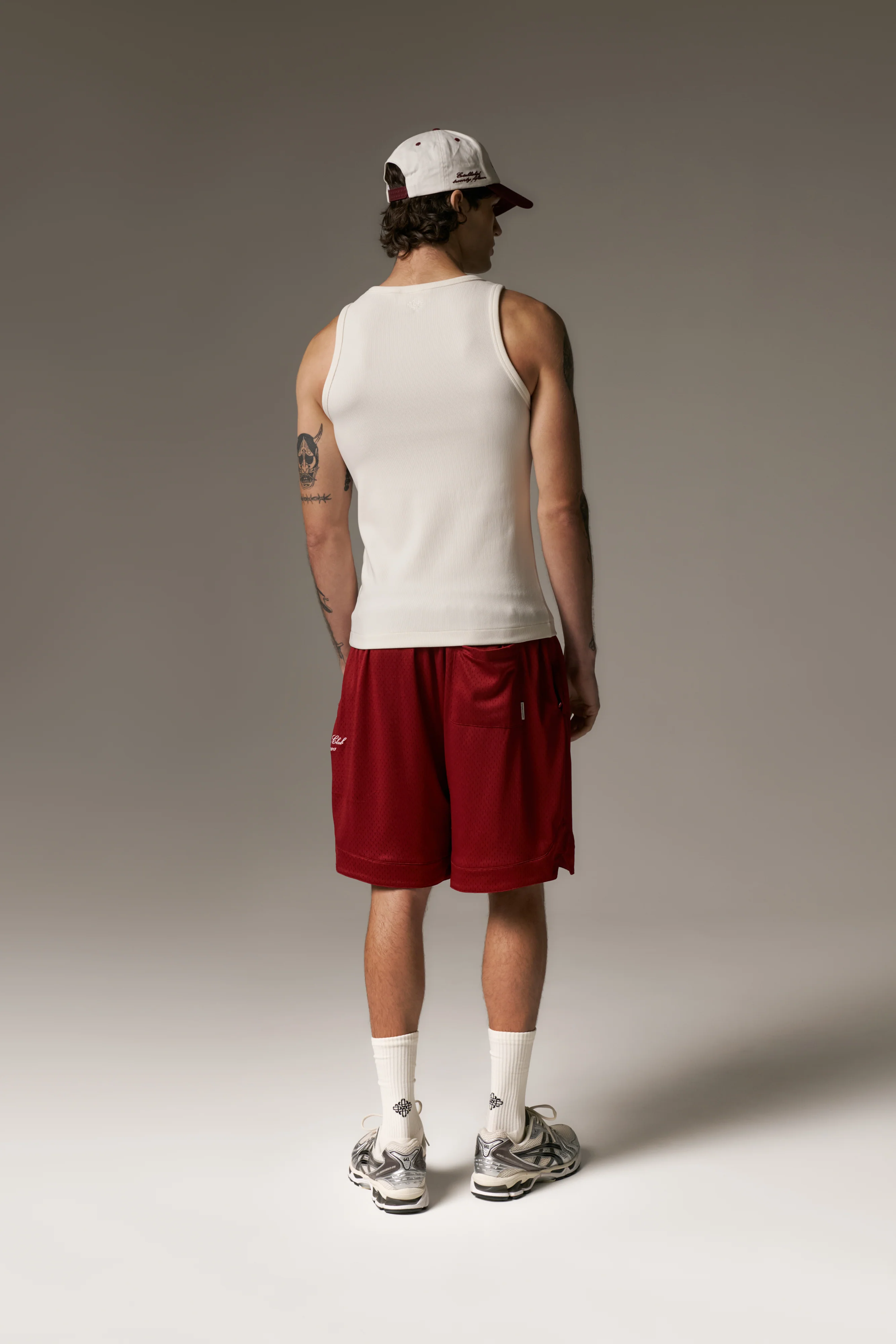 RIBBED VEST - OFF WHITE