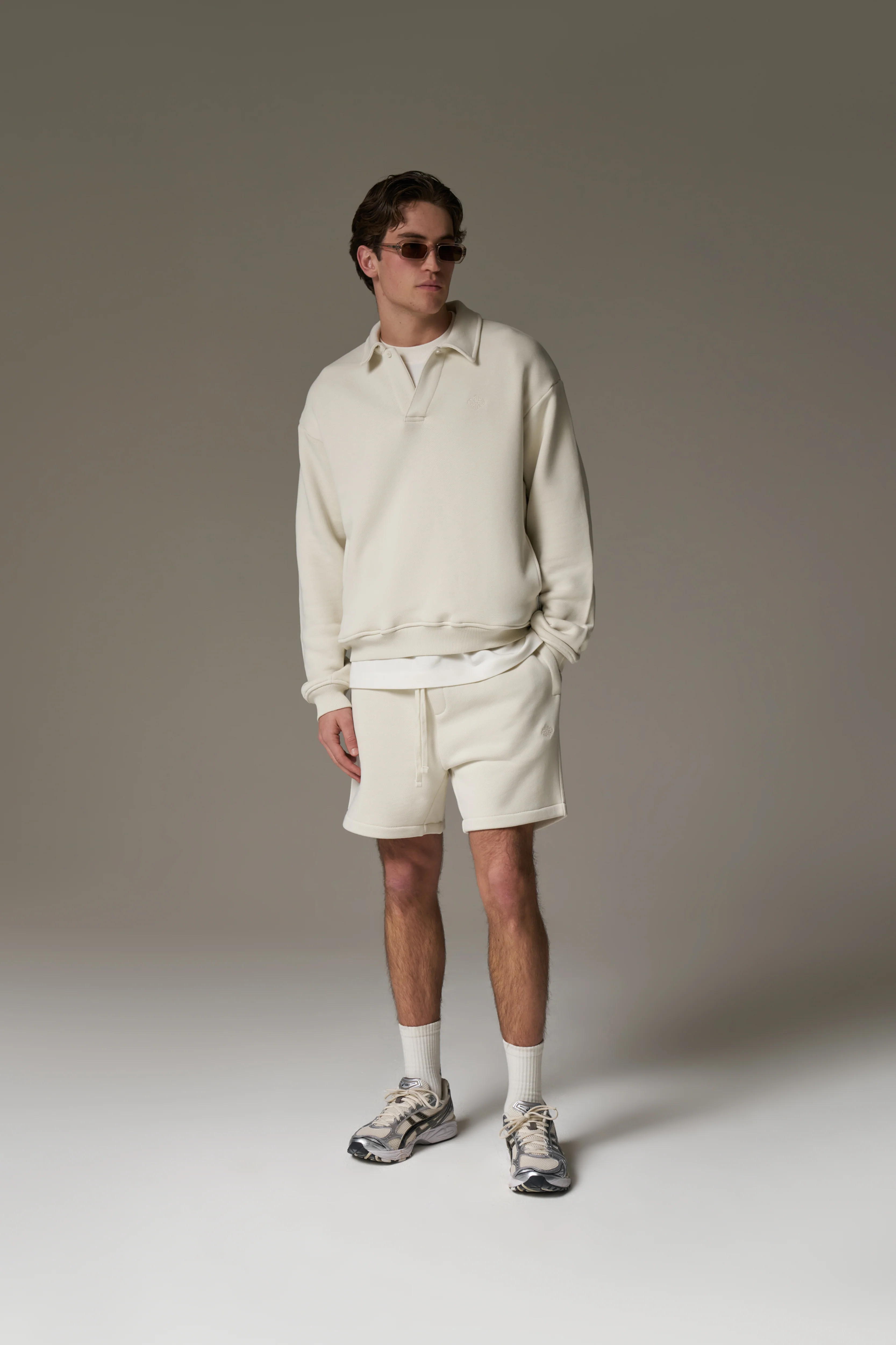 LAUNDERED CLASSICS SHORTS - ECRU