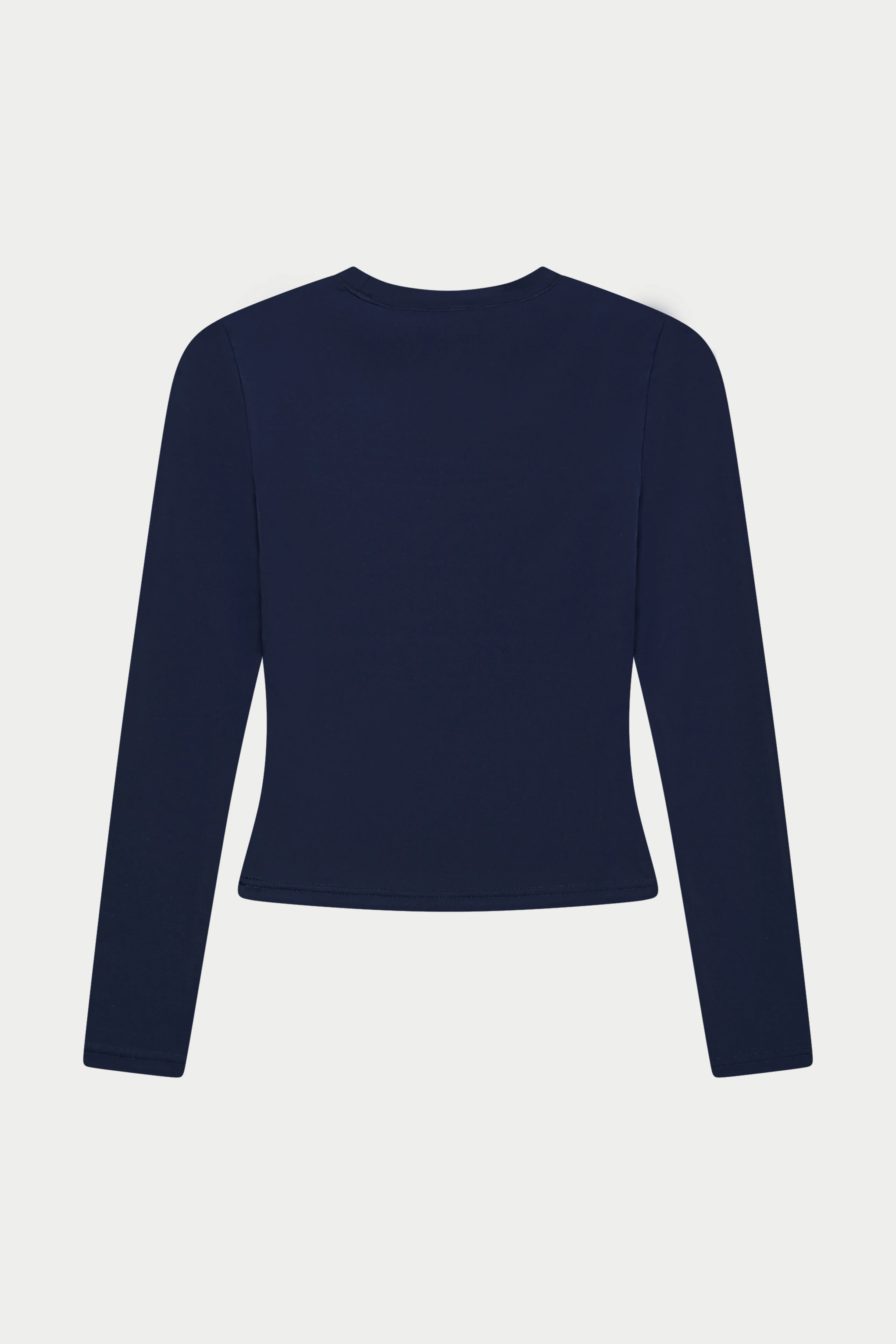 SCULPTING STRETCH LONG SLEEVE TOP - DARK NAVY