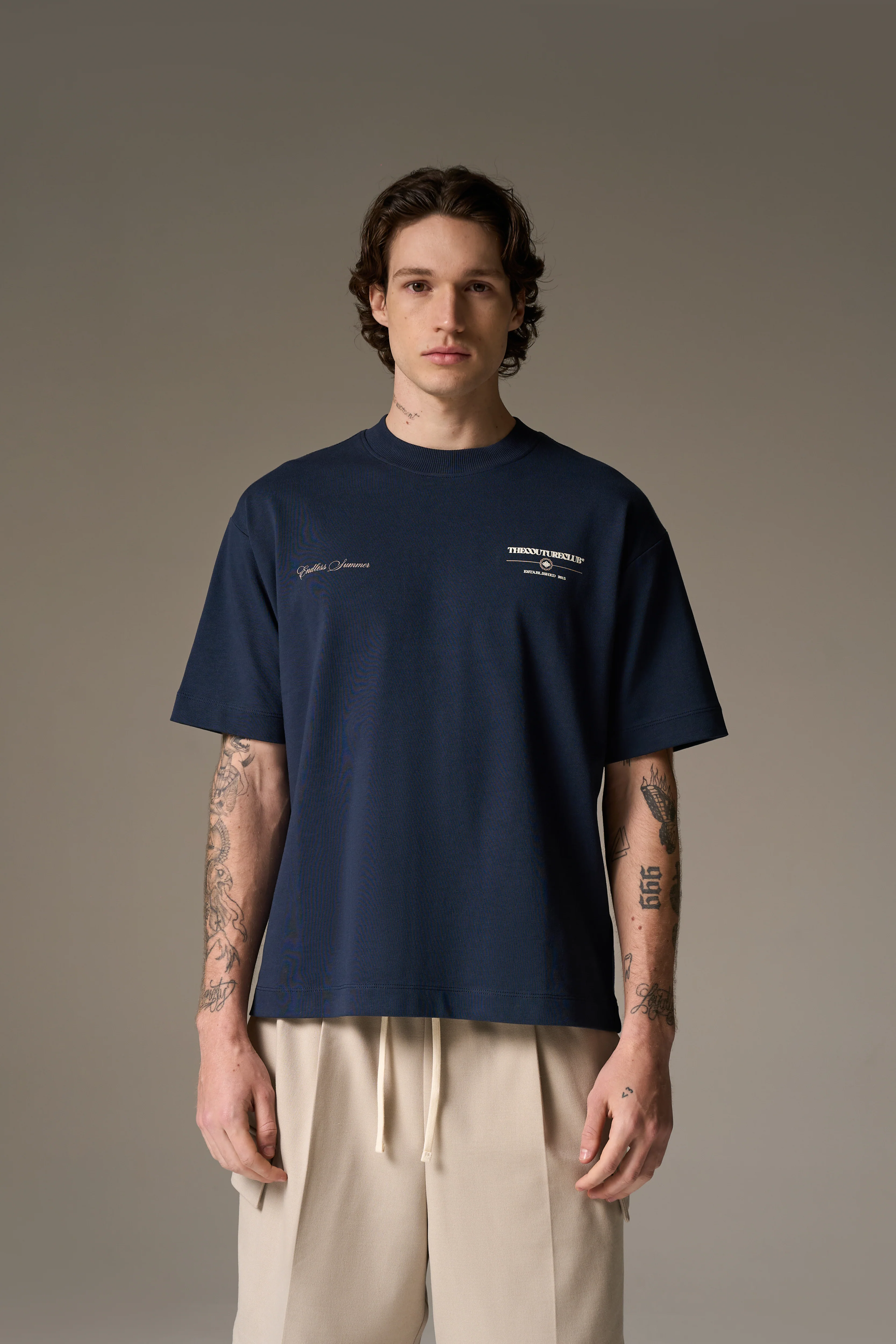 ENDLESS SUMMER GRAPHIC T-SHIRT - NAVY
