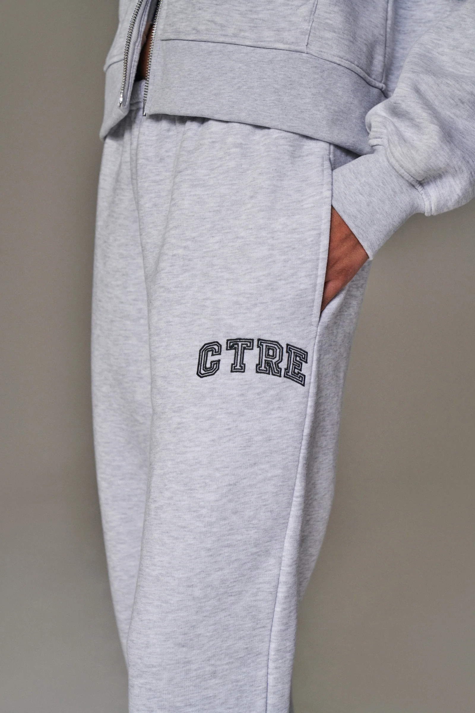 CTRE RELAXED JOGGERS - GREY MARL