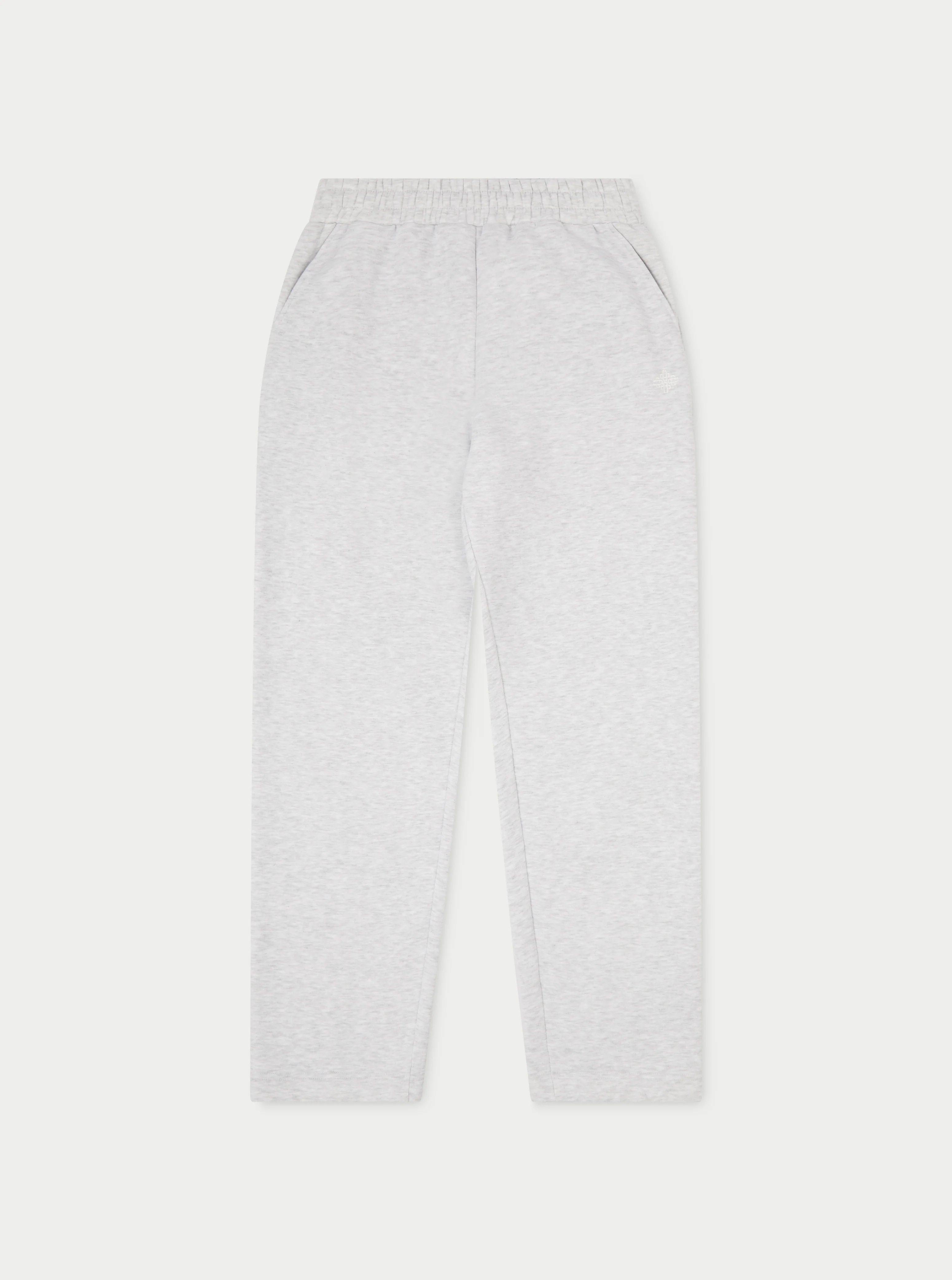 RELAXED TAPERED LEG JOGGERS - GREY MARL