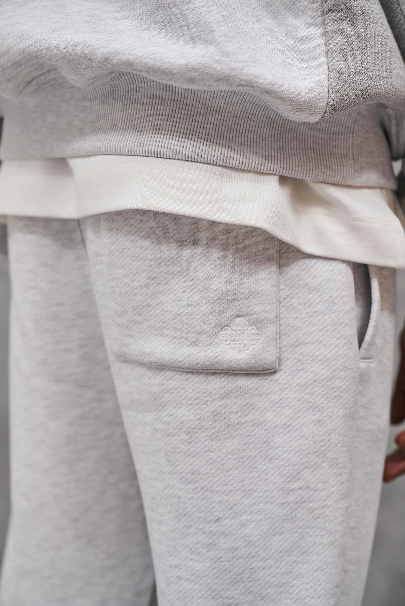 DESIGN DEPARTMENT PANEL JOGGERS - GREY MARL