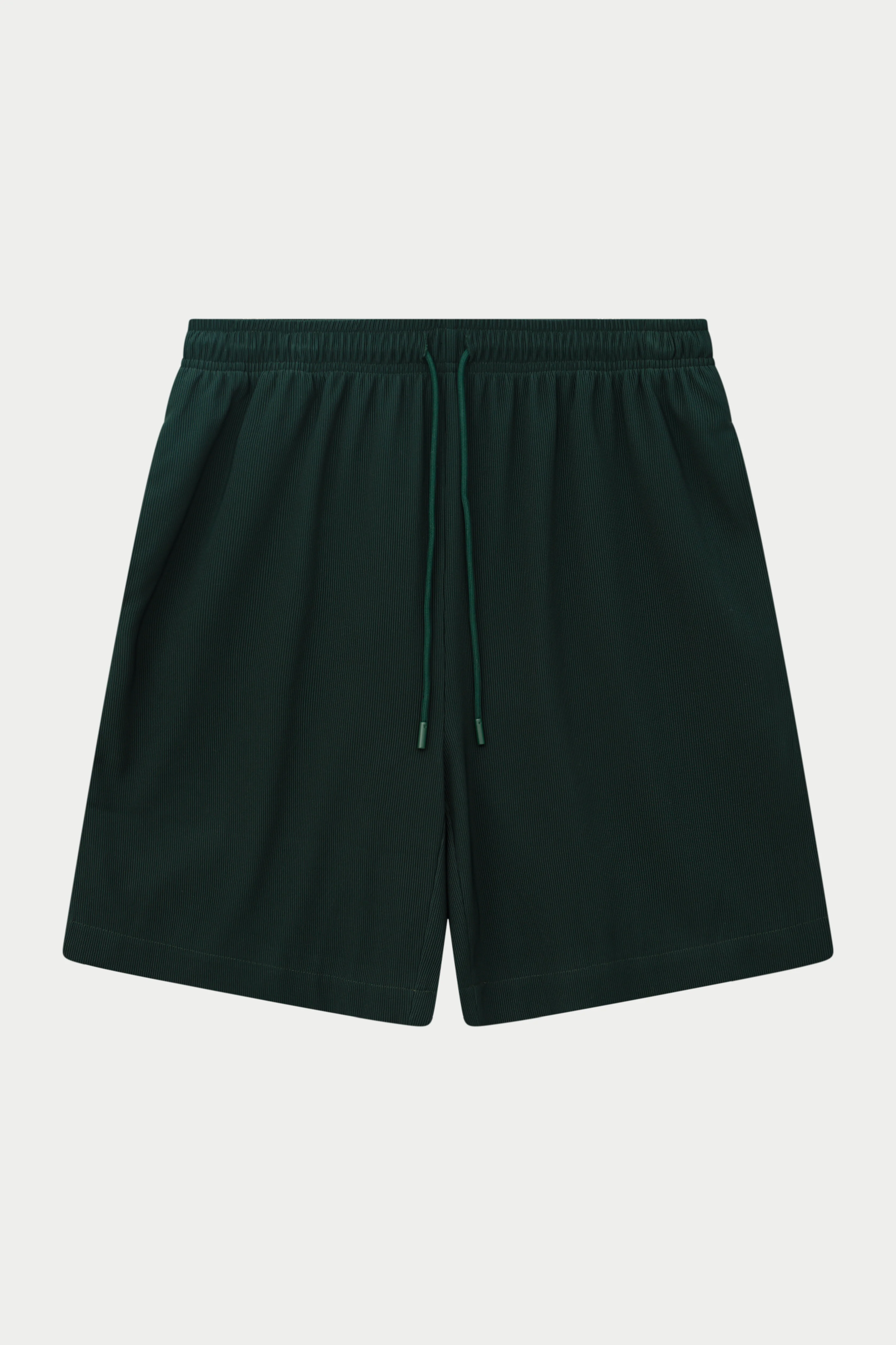RIBBED SHORTS - GREEN