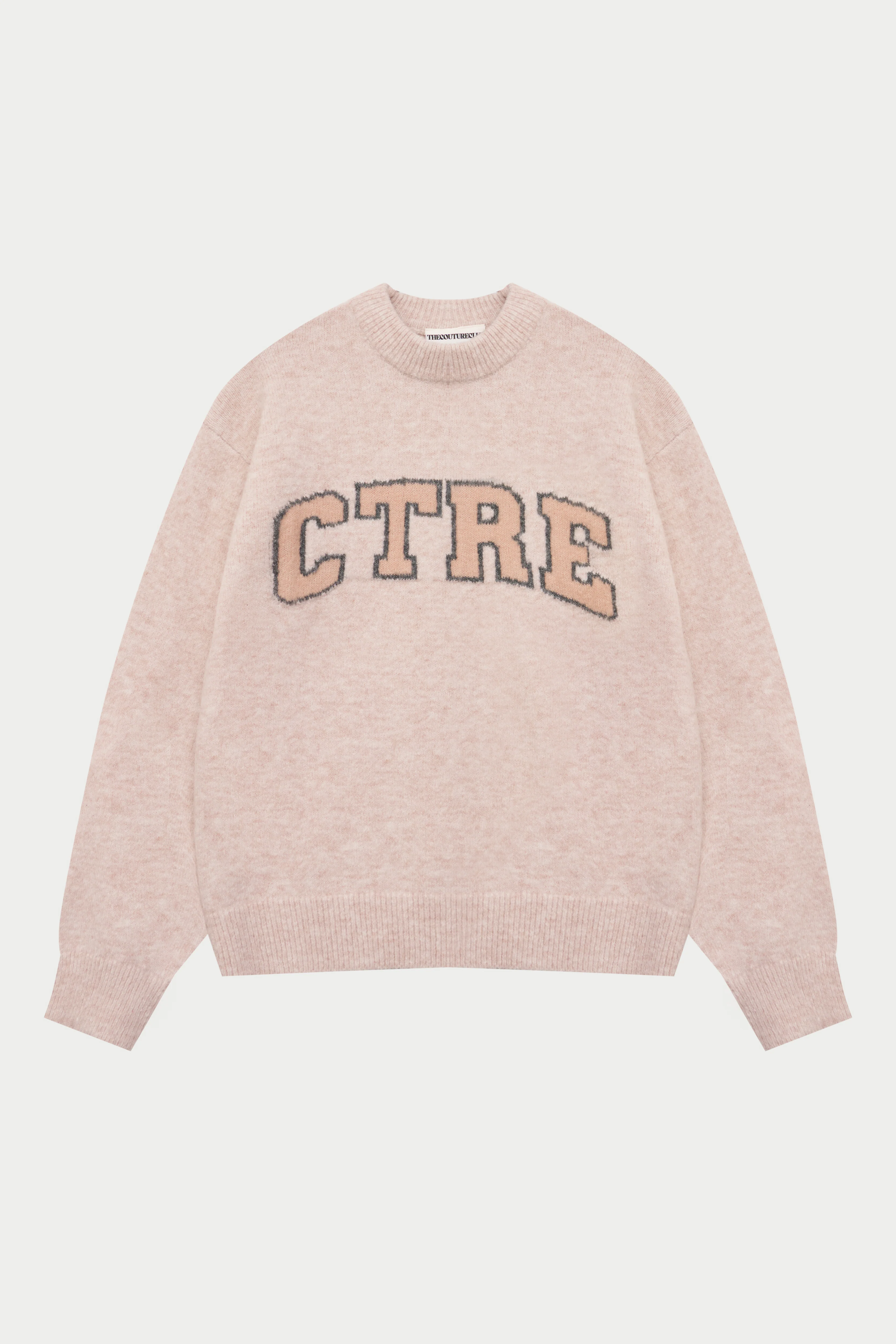 CTRE KNITTED SWEATSHIRT - PINK