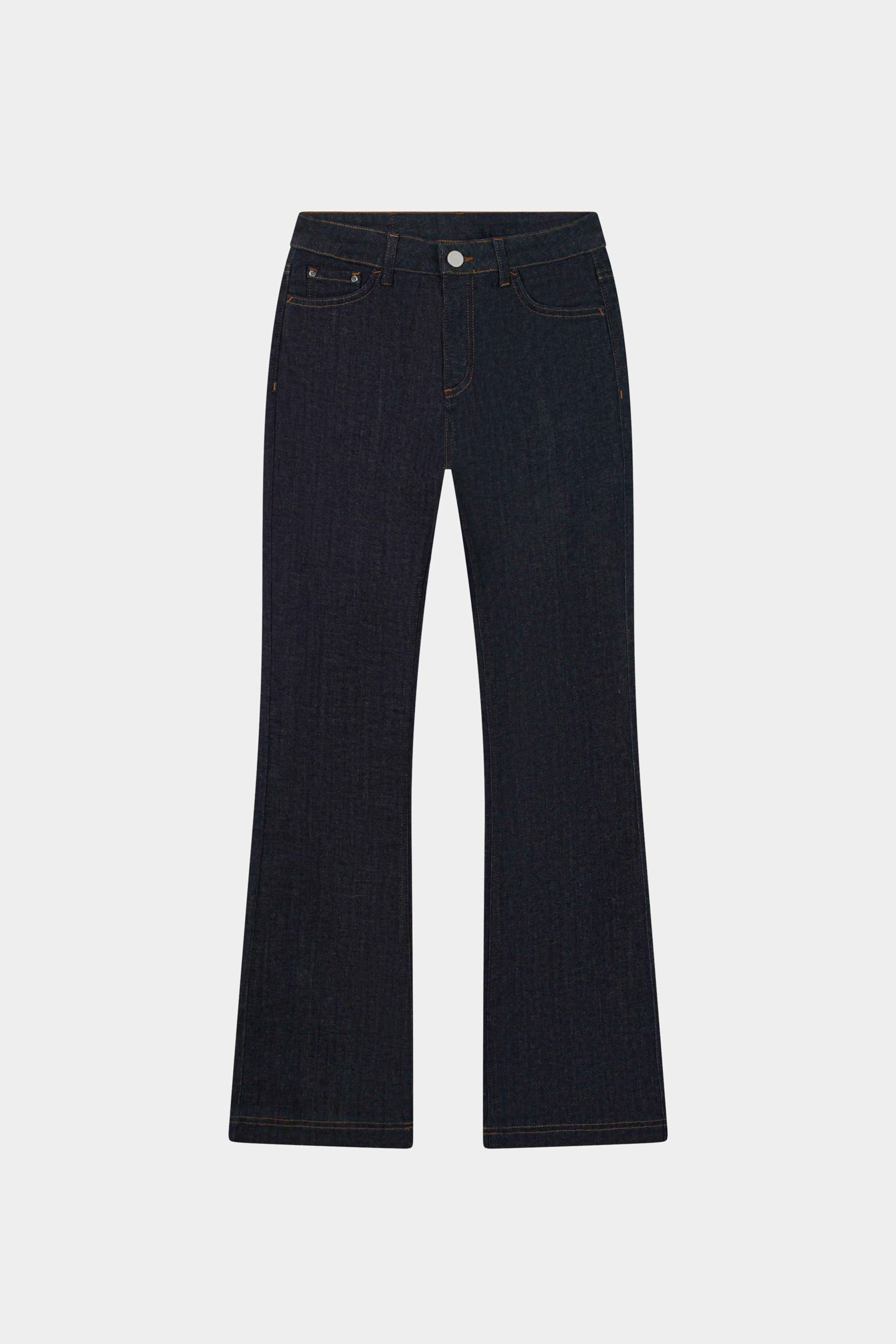 RELAXED FLARE JEANS - DARK INDIGO