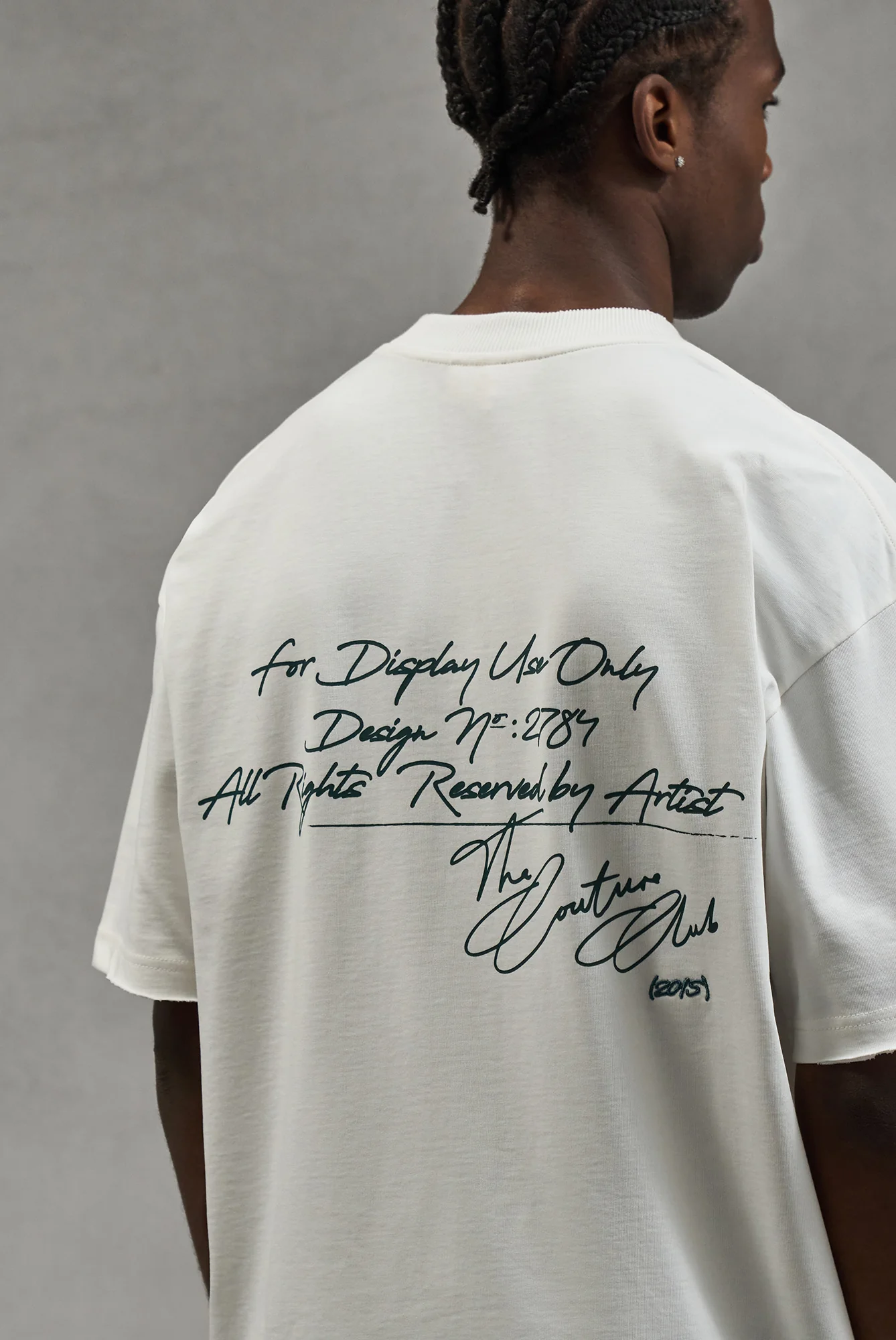 DISPLAY USE ONLY RELAXED T-SHIRT - OFF WHITE