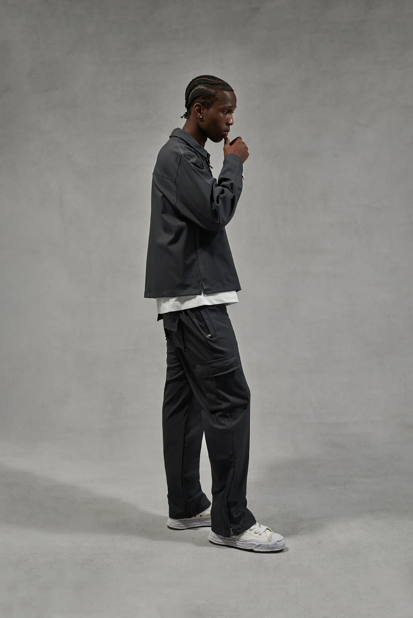 TECHNICAL LONG SLEEVE SHIRT - GREY