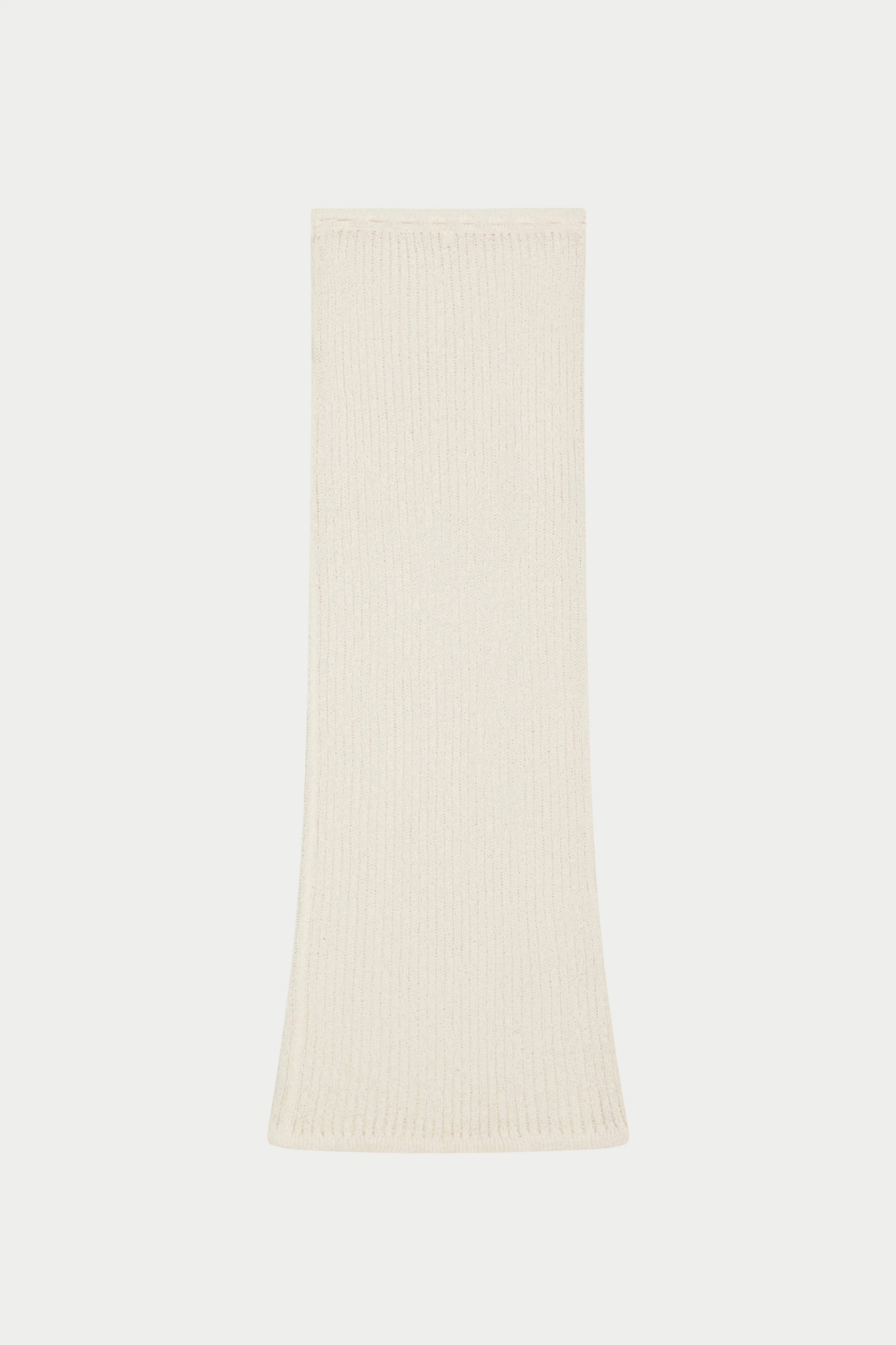 LADDER KNIT MAXI SKIRT - CREAM