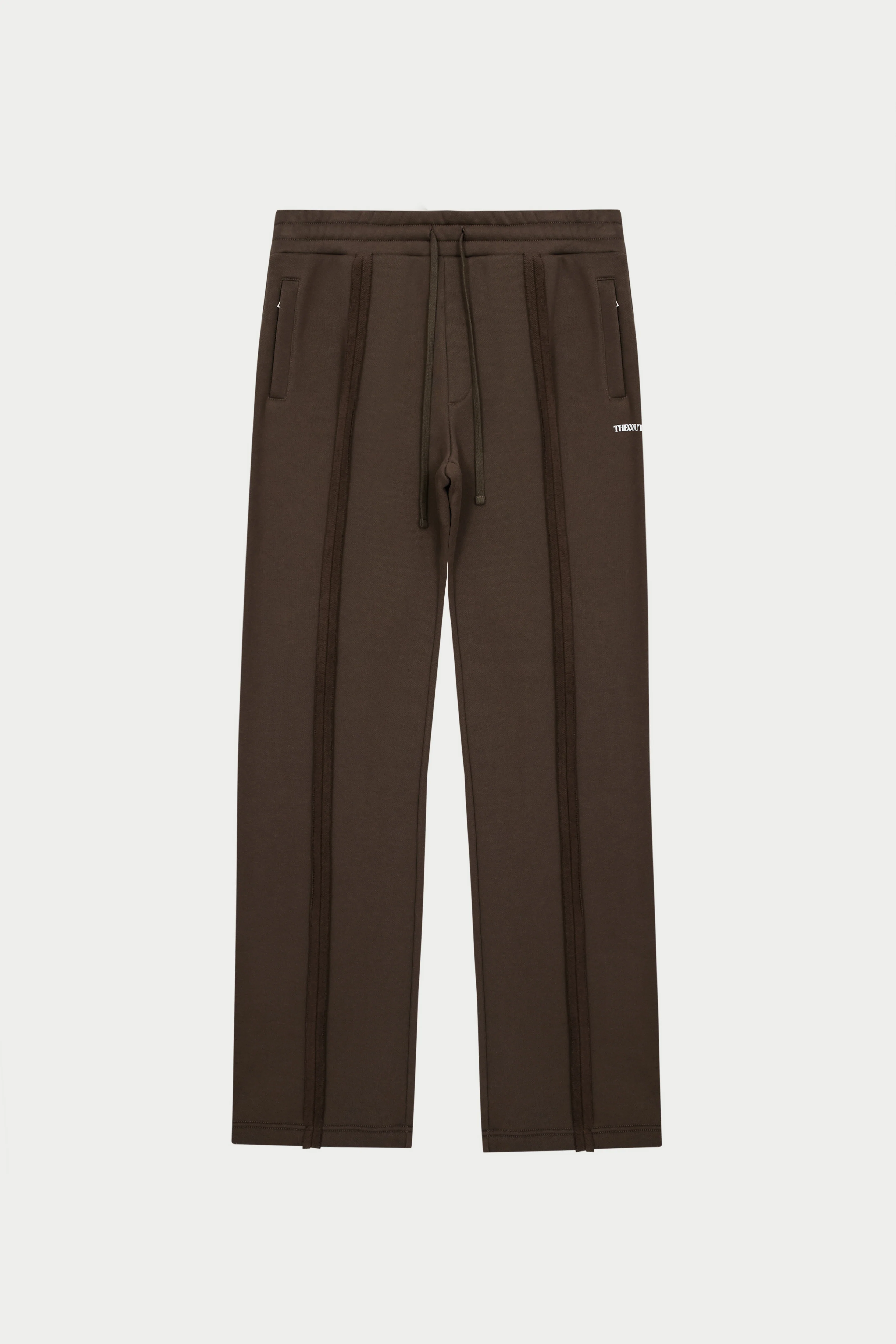 COPYRIGHT STRAIGHT LEG JOGGERS - BROWN