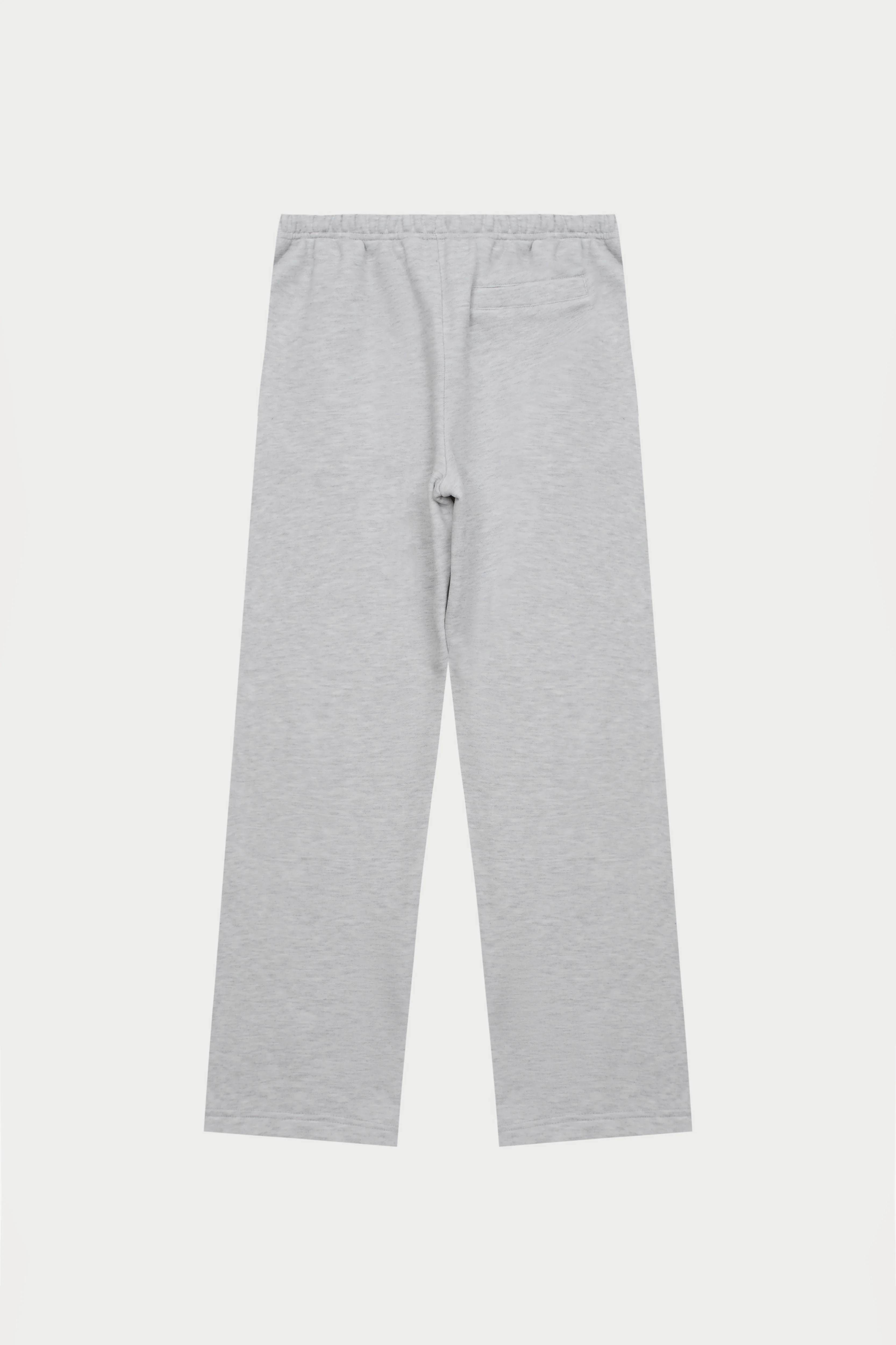 EMBOSSED STRAIGHT LEG JOGGERS - GREY MARL