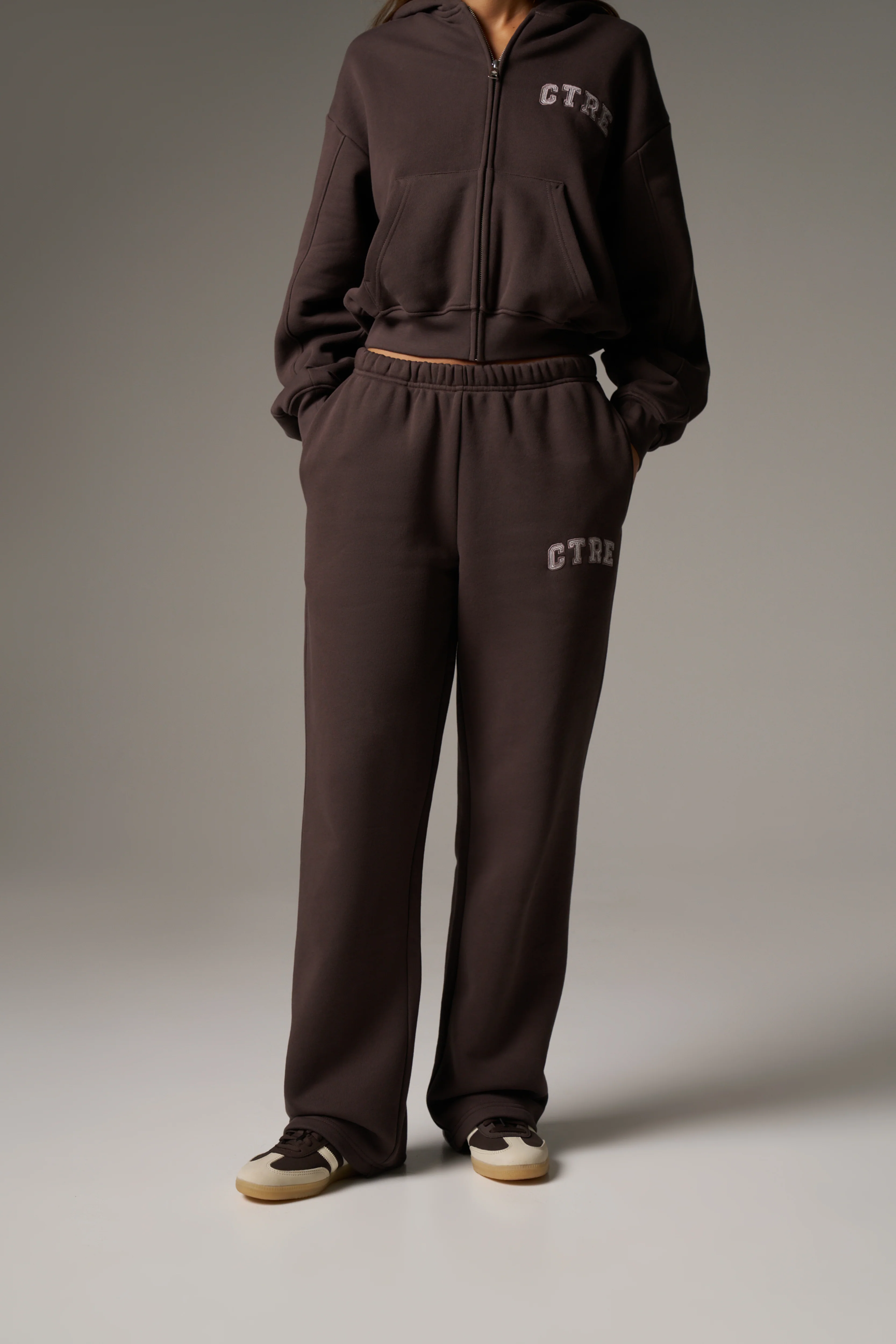 CTRE STRAIGHT LEG JOGGERS - BROWN