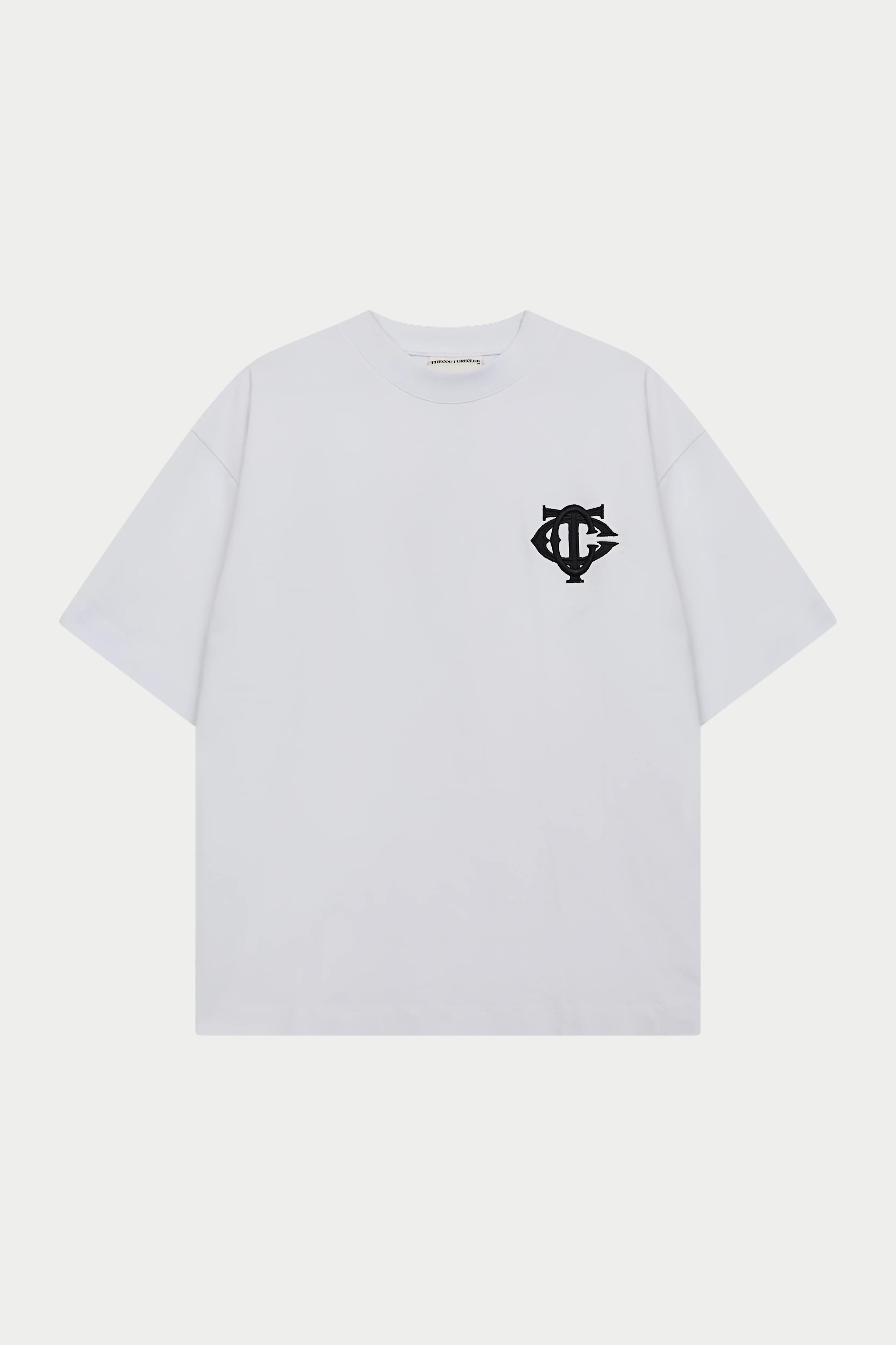 MONOGRAM EMBLEM T-SHIRT - WHITE