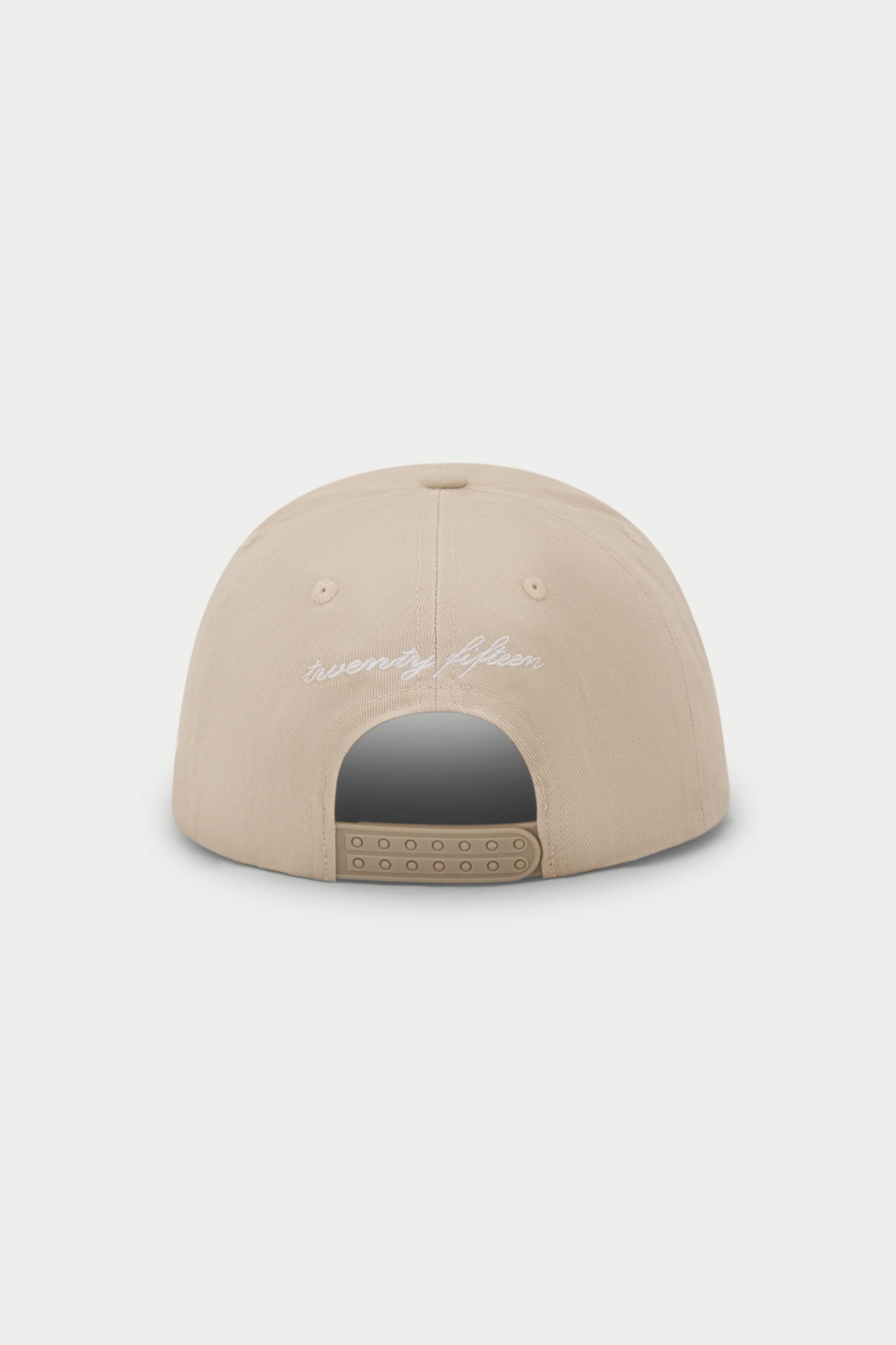 MONOGRAM EMBLEM CAP - BEIGE