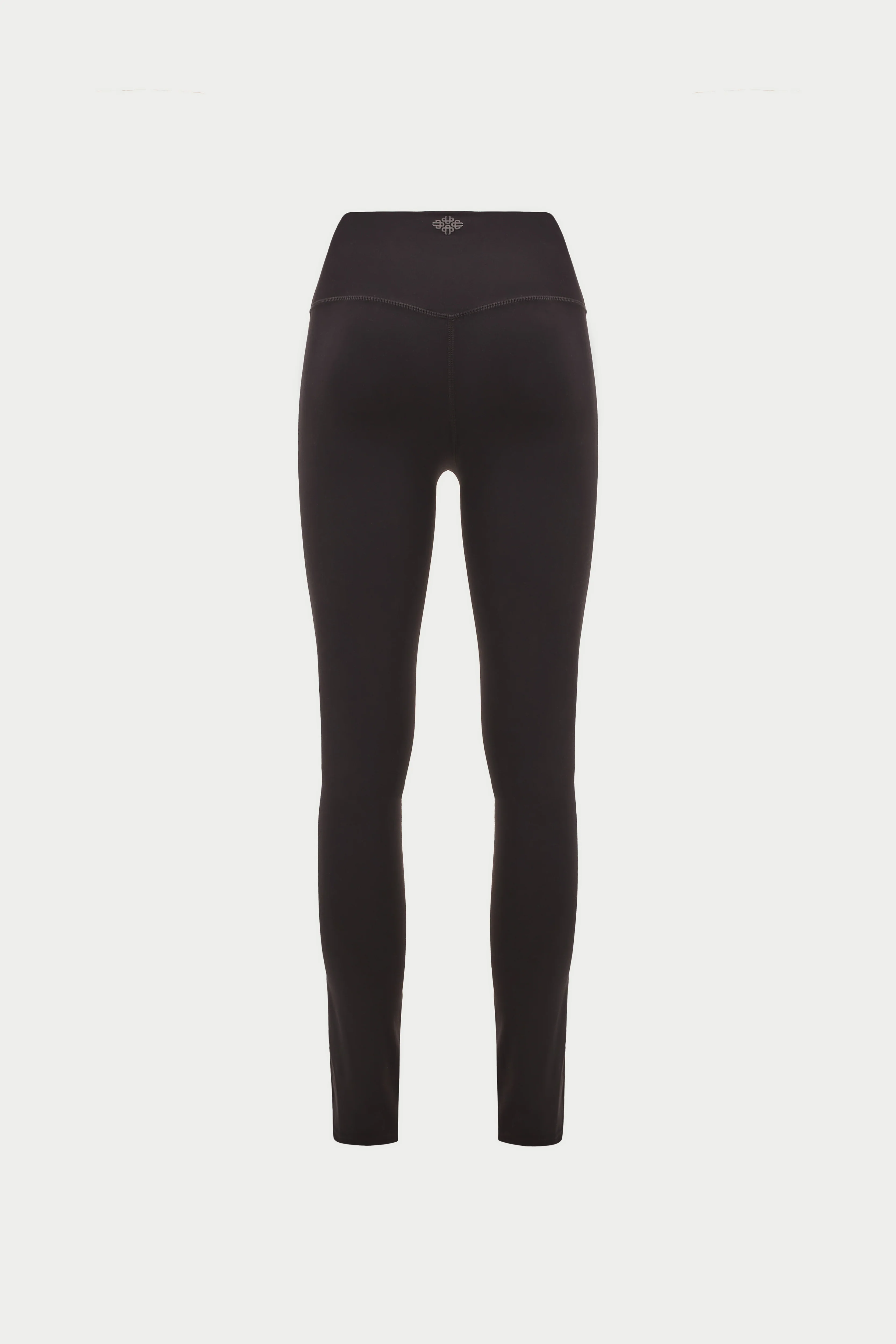 SCULPTING STRETCH CROSSOVER WAISTBAND LEGGINGS - CHOCOLATE