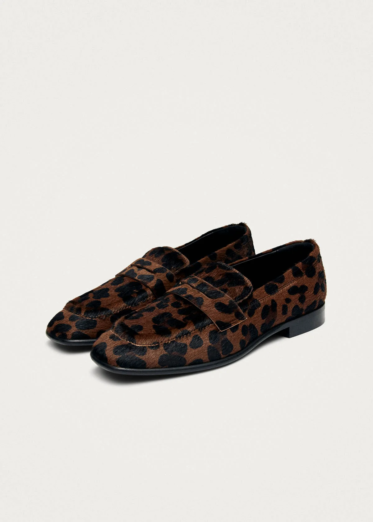 Zaha Soft Brown Leather Loafers