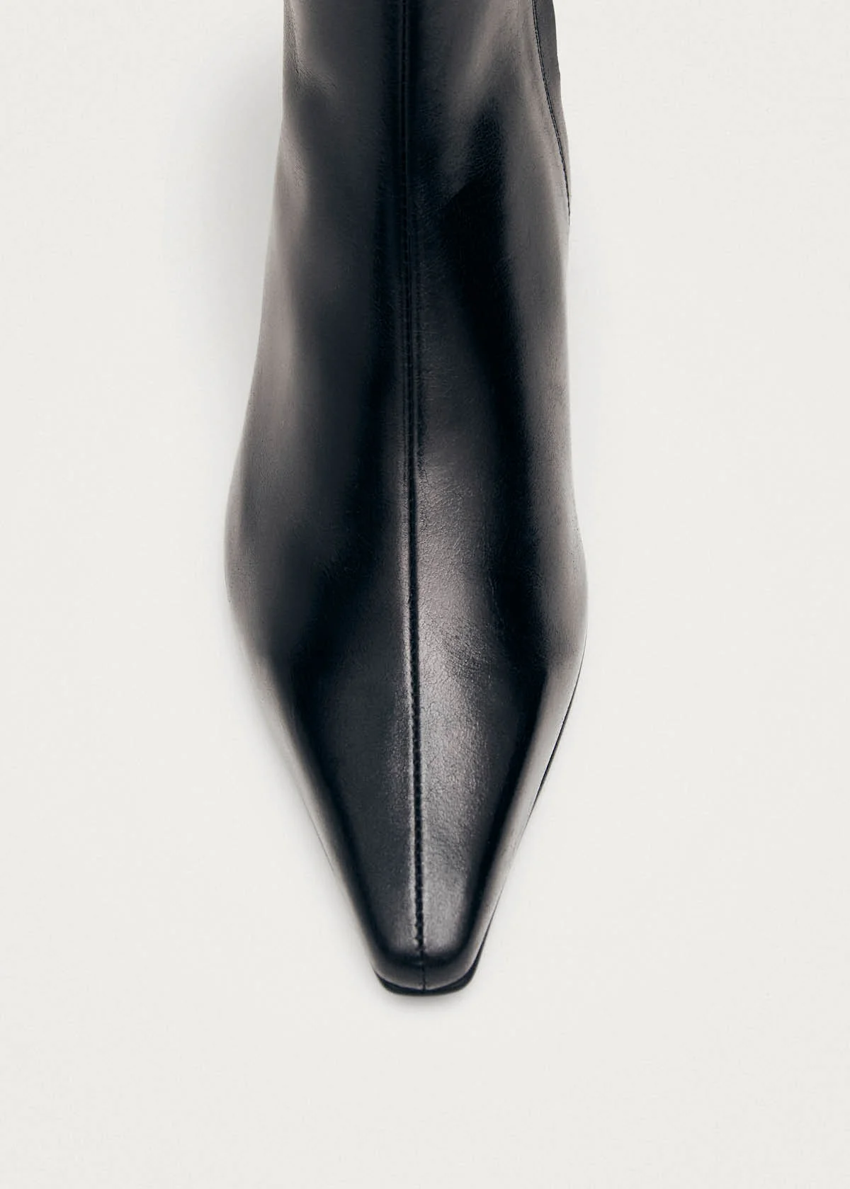 Ambar Rift Black Leather Ankle Boots