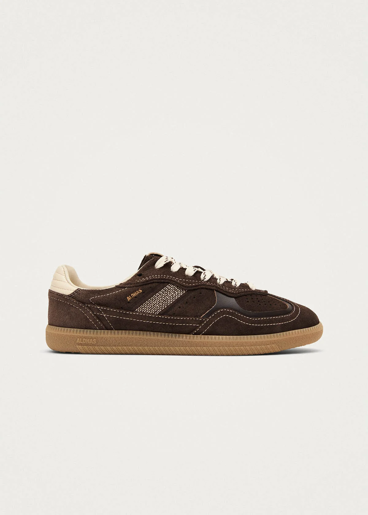 Tb.490 Rife Chocolate Cream Leather Sneakers