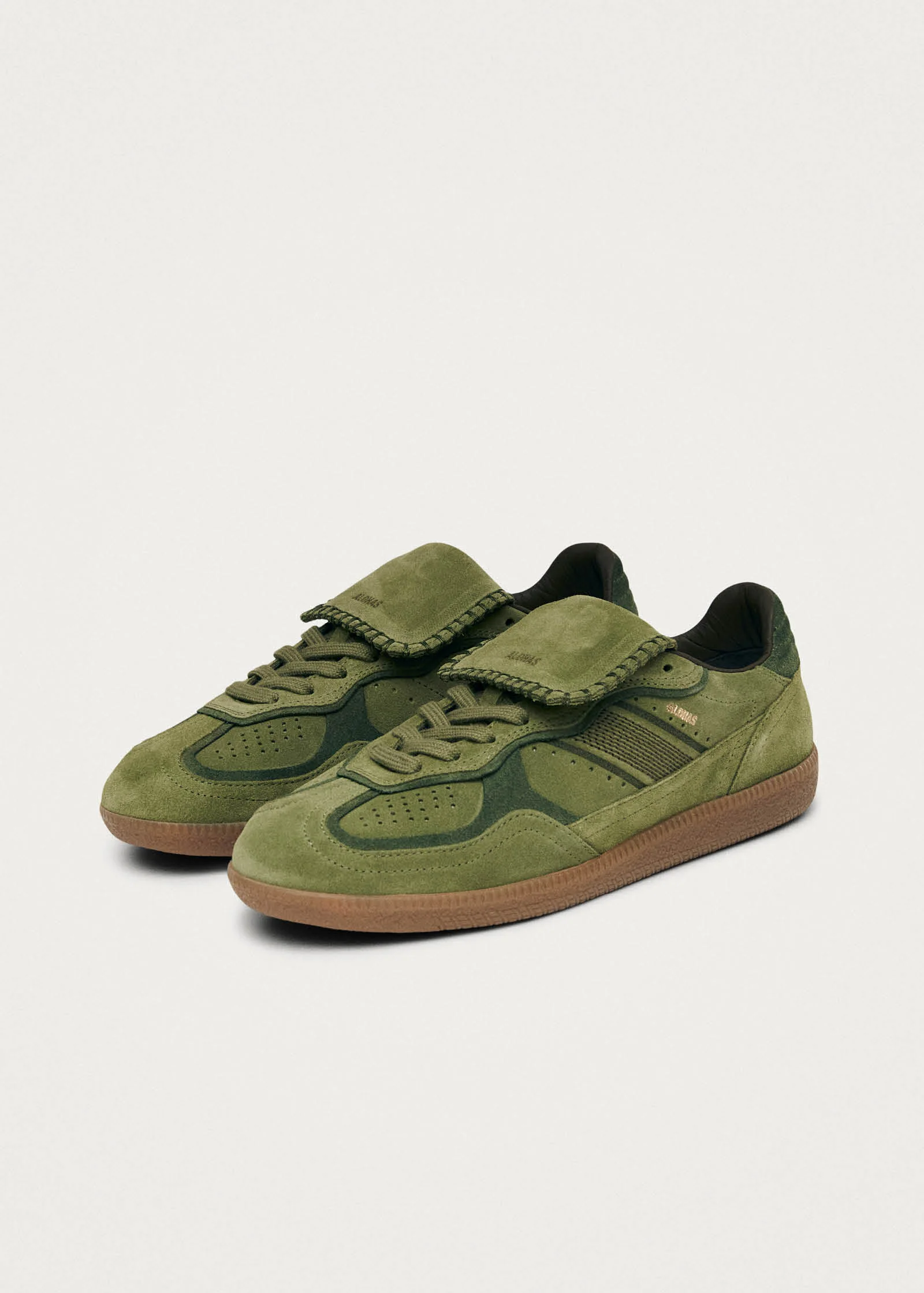Tb.490 Club Suede Green Leather Sneakers