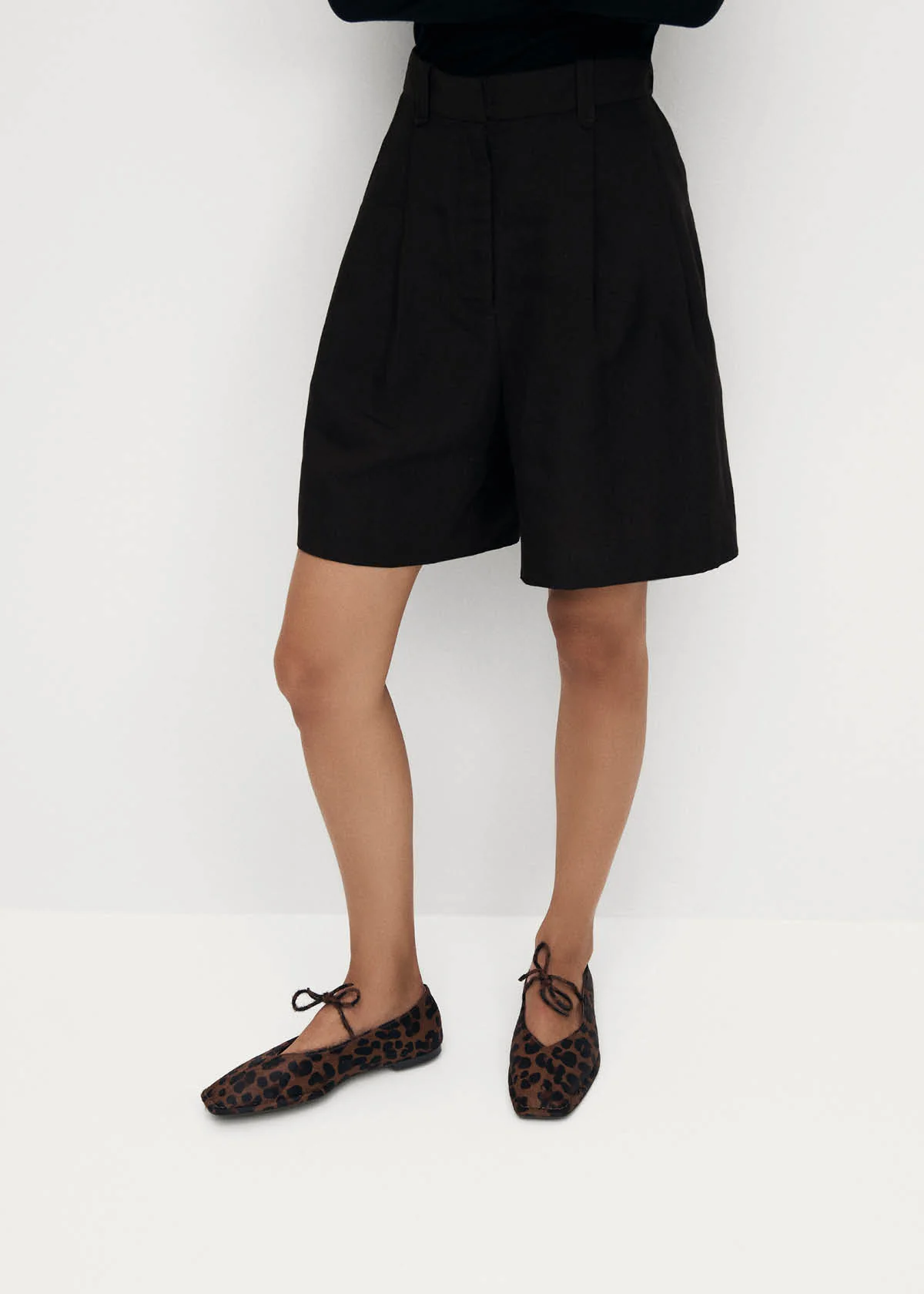 Sway Soft Deep Brown Leather Ballet Flats