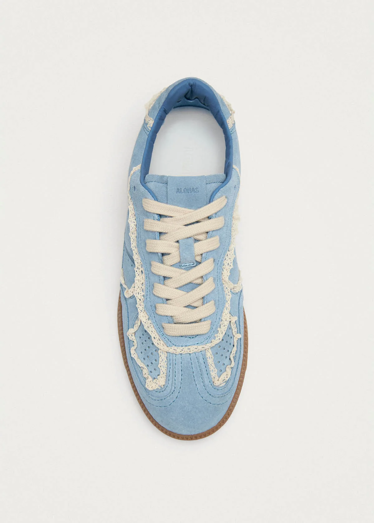 Tb.490 Crochet Blue Leather Sneakers