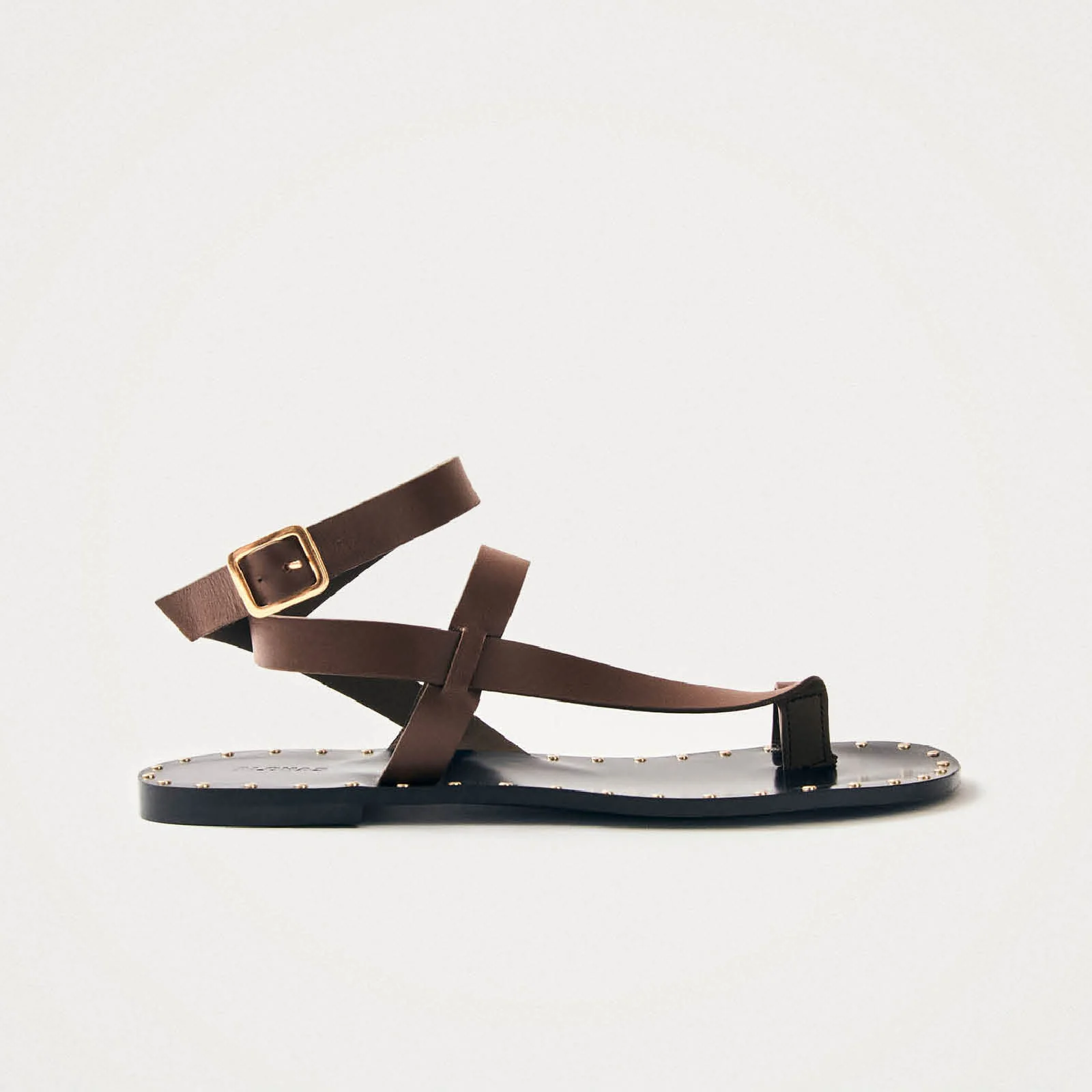 Tallula Brown Leather Sandals