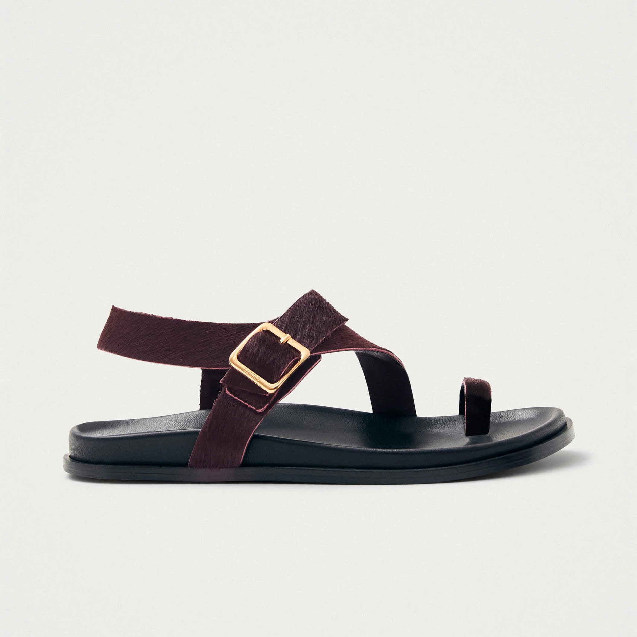 Siren Soft Burgundy Leather Sandals