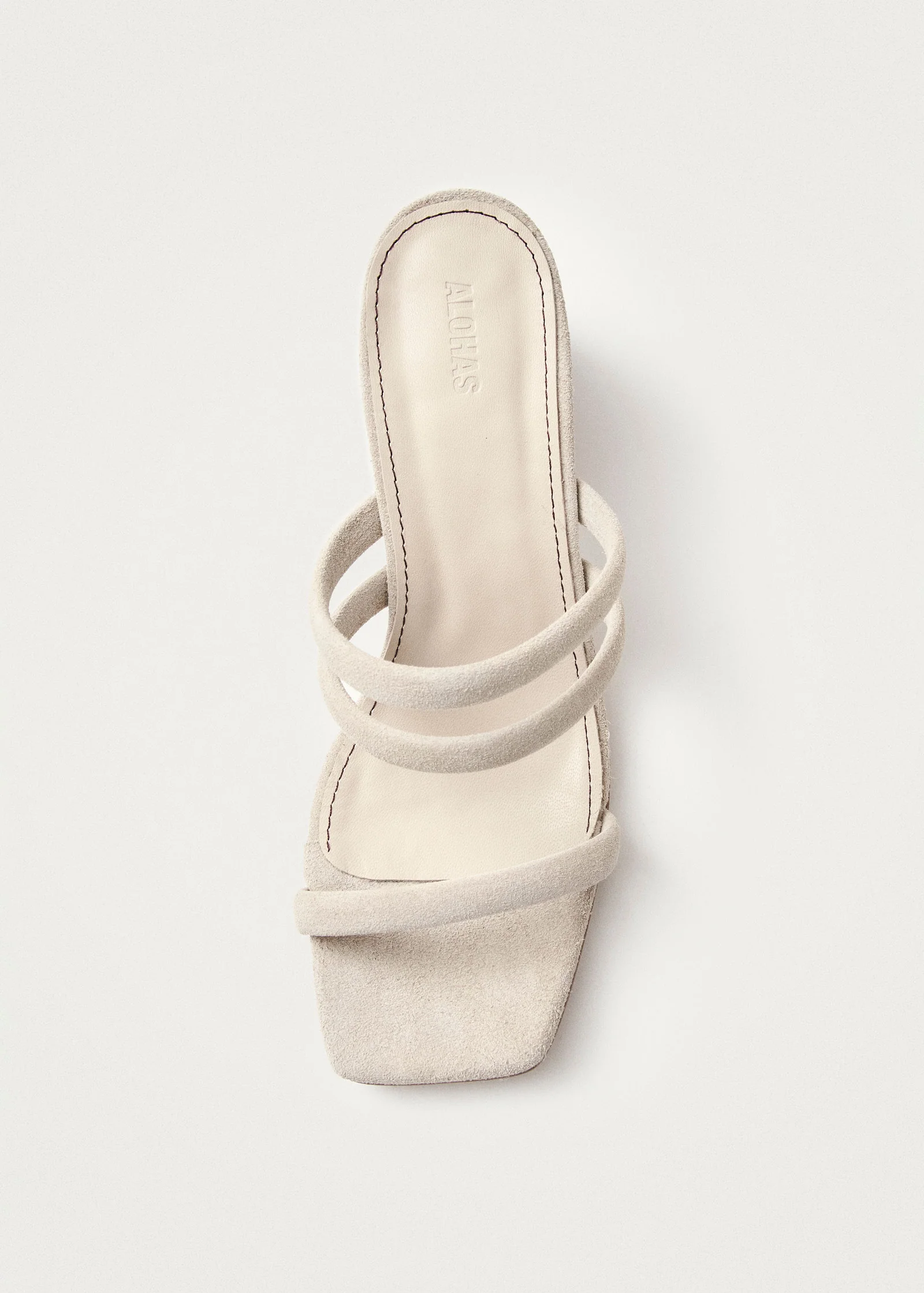Indiana Stone Beige Leather Sandals