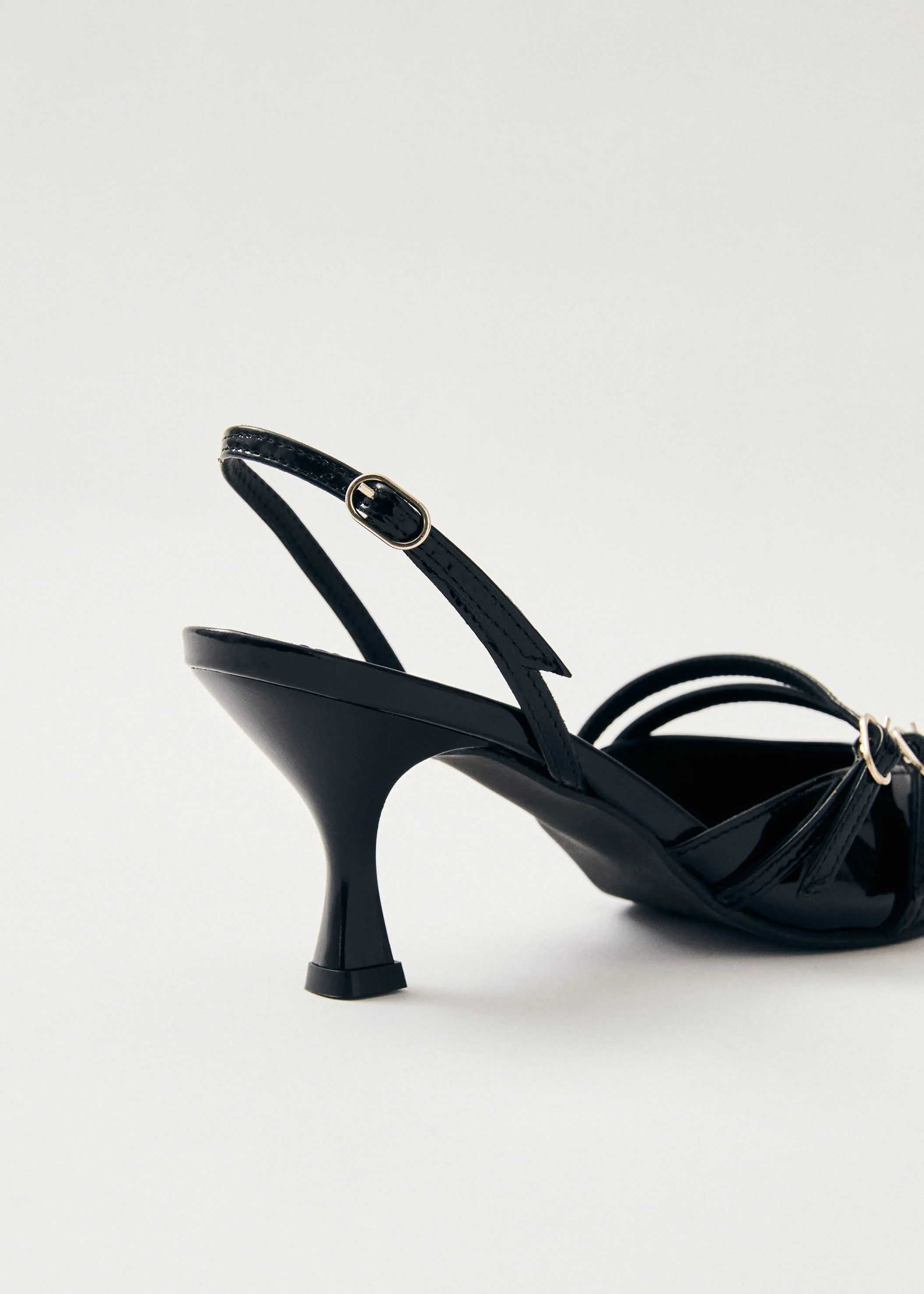 Joelle Black Patent Leather Pumps