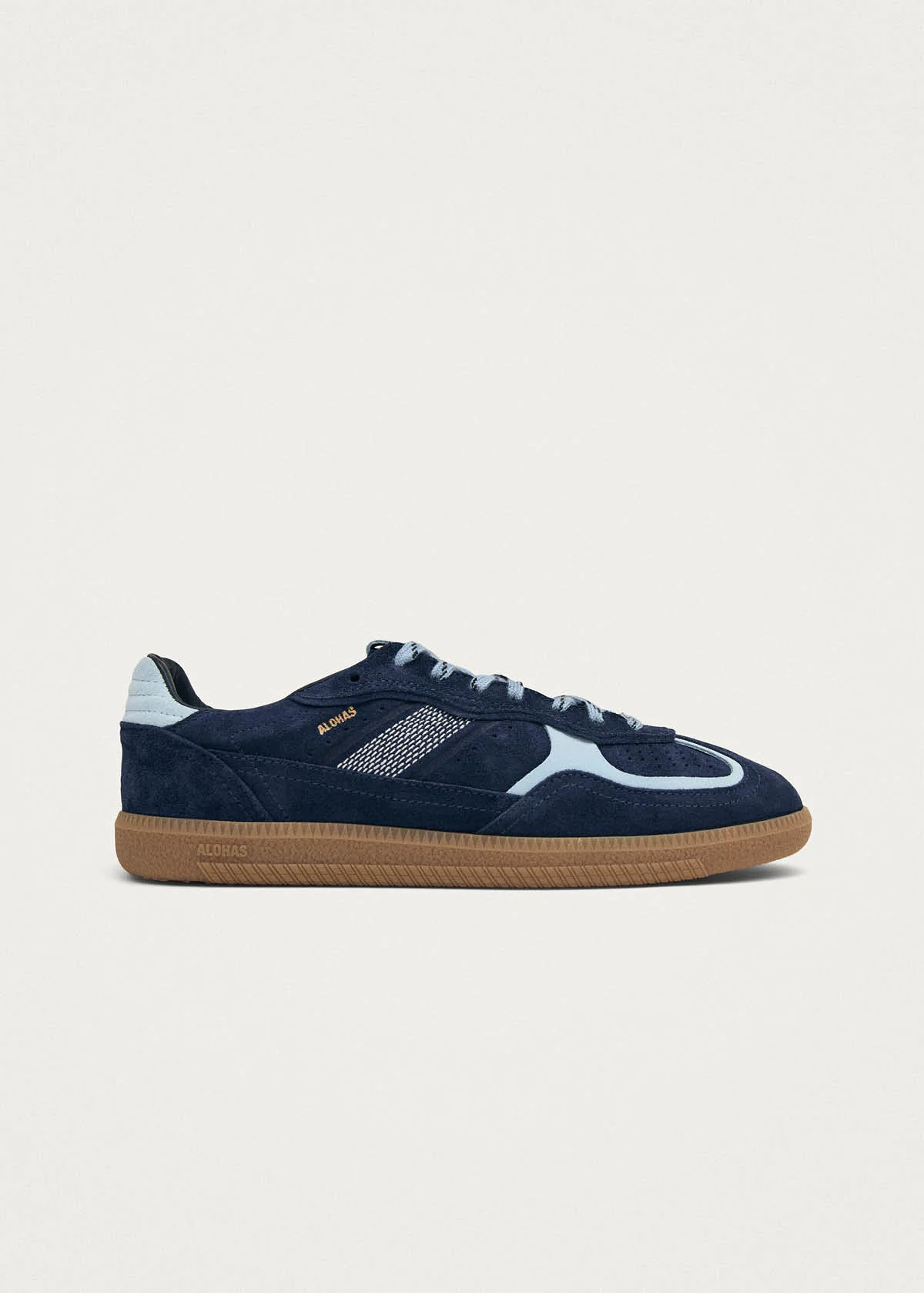 Tb.490 Rife Blue Tones Leather Sneakers