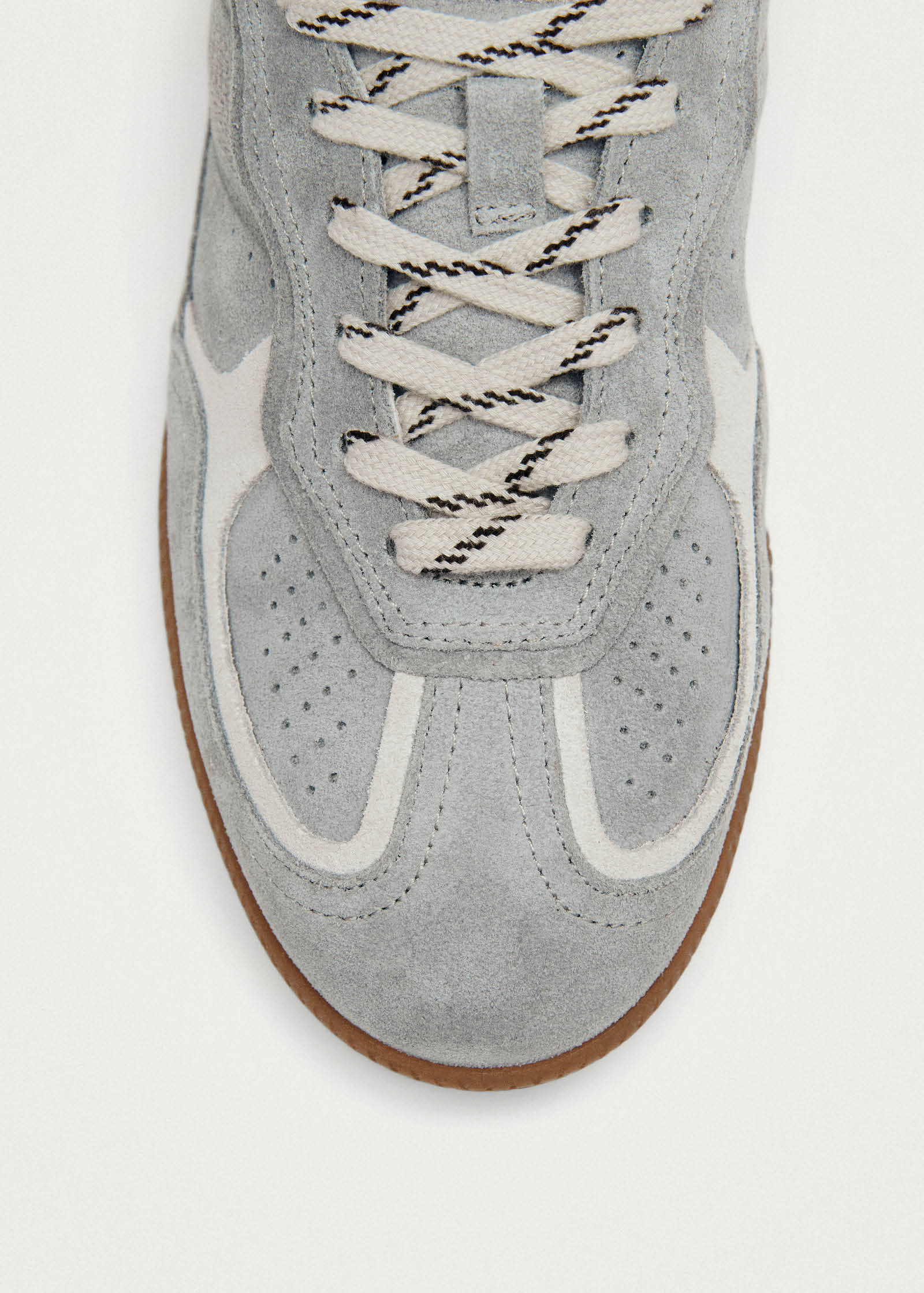 Tb.490 Rife Grey Leather Sneakers
