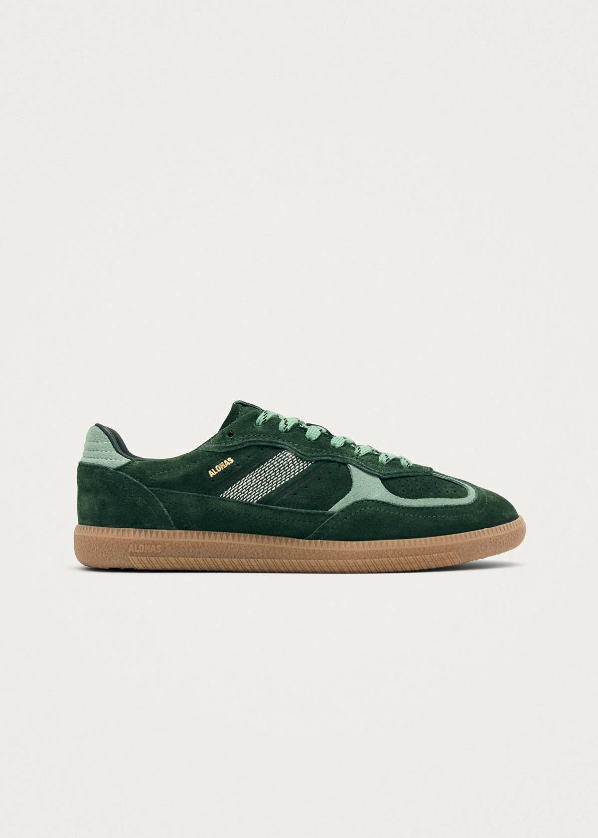 Tb.490 Rife Green Tones Leather Sneakers