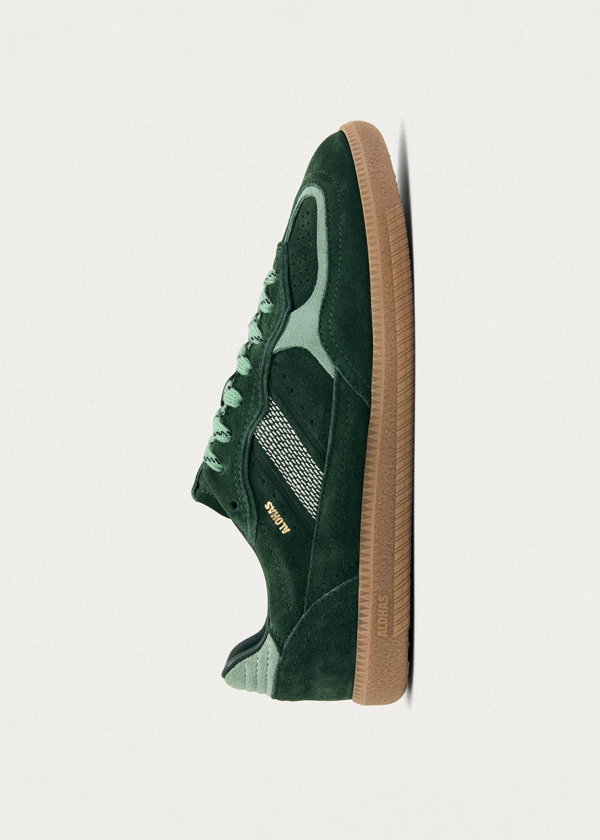 Tb.490 Rife Green Tones Leather Sneakers