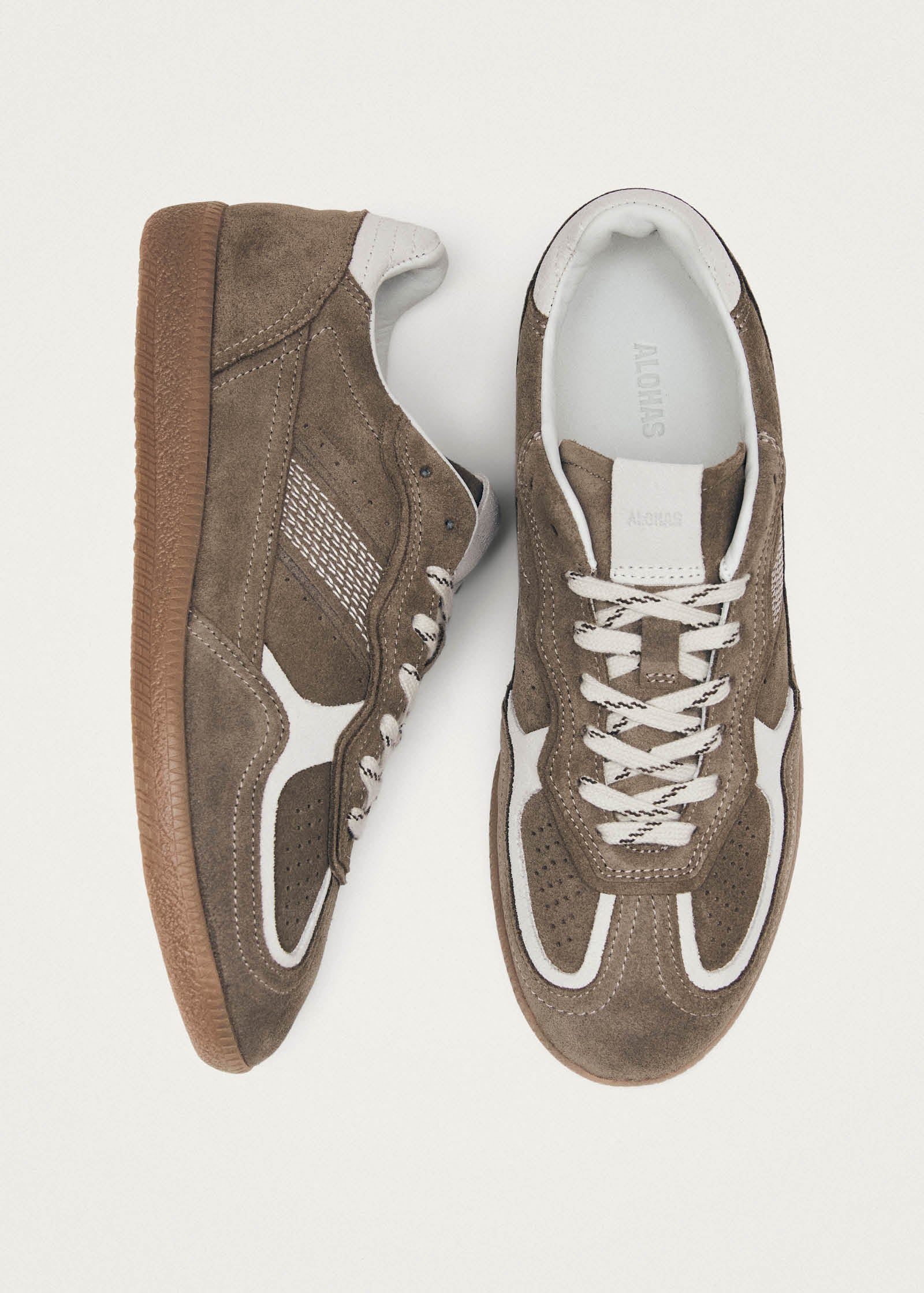 Tb.490 Rife Taupe Leather Sneakers