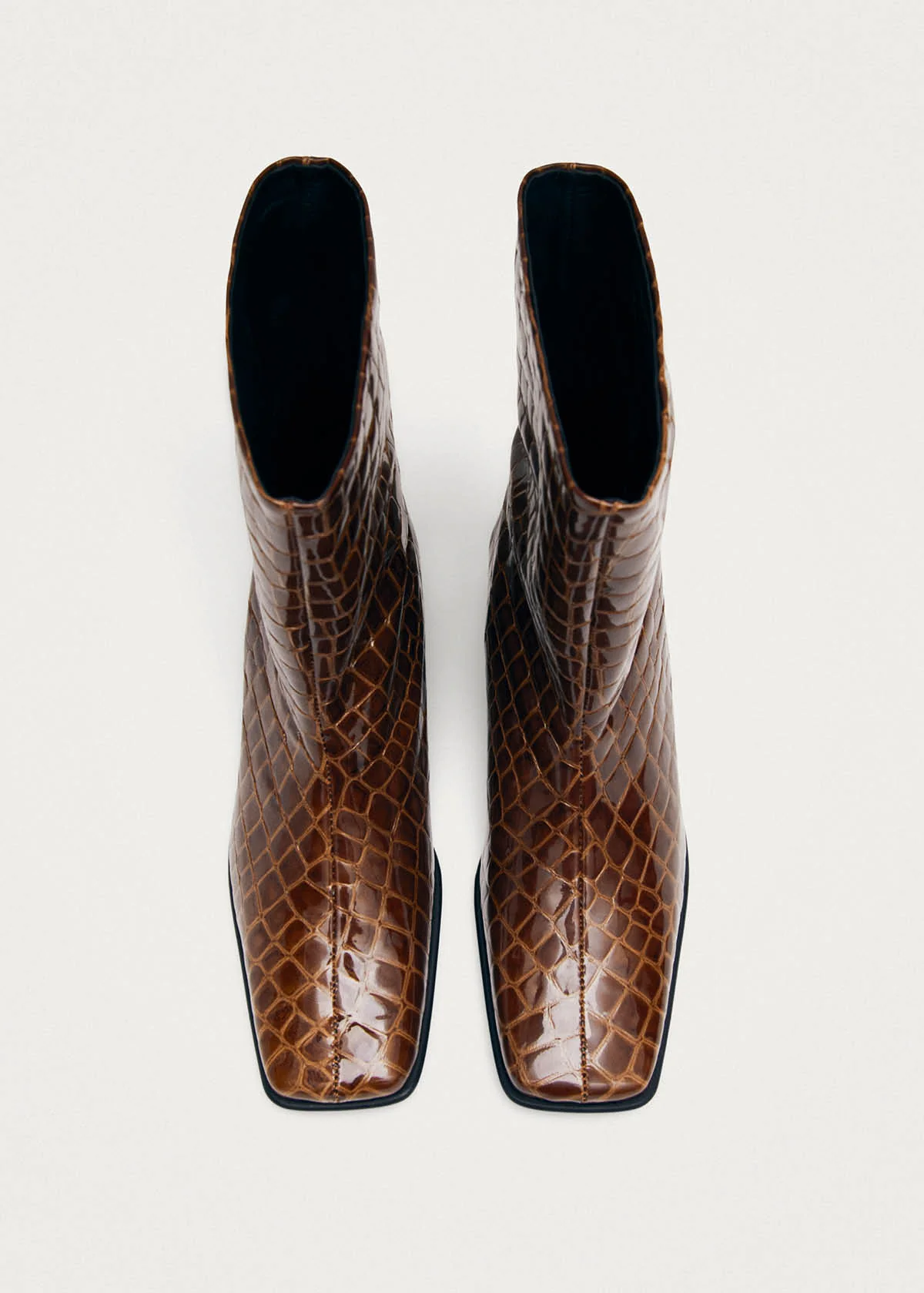 Quinn Alli Brown Leather Ankle Boots