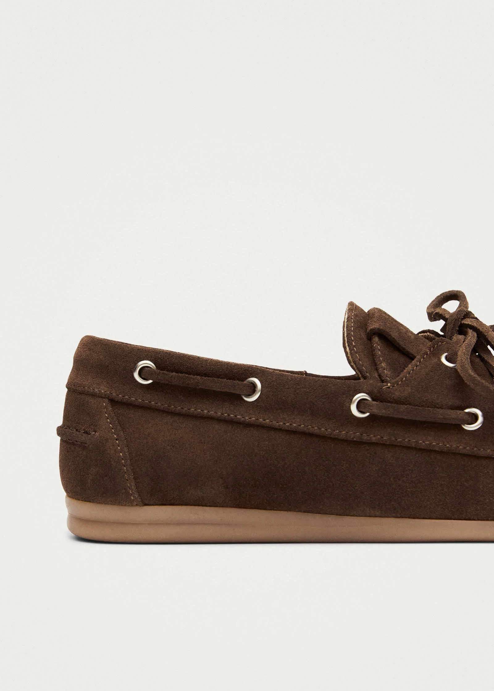 Rowan Suede Brown Leather Loafers