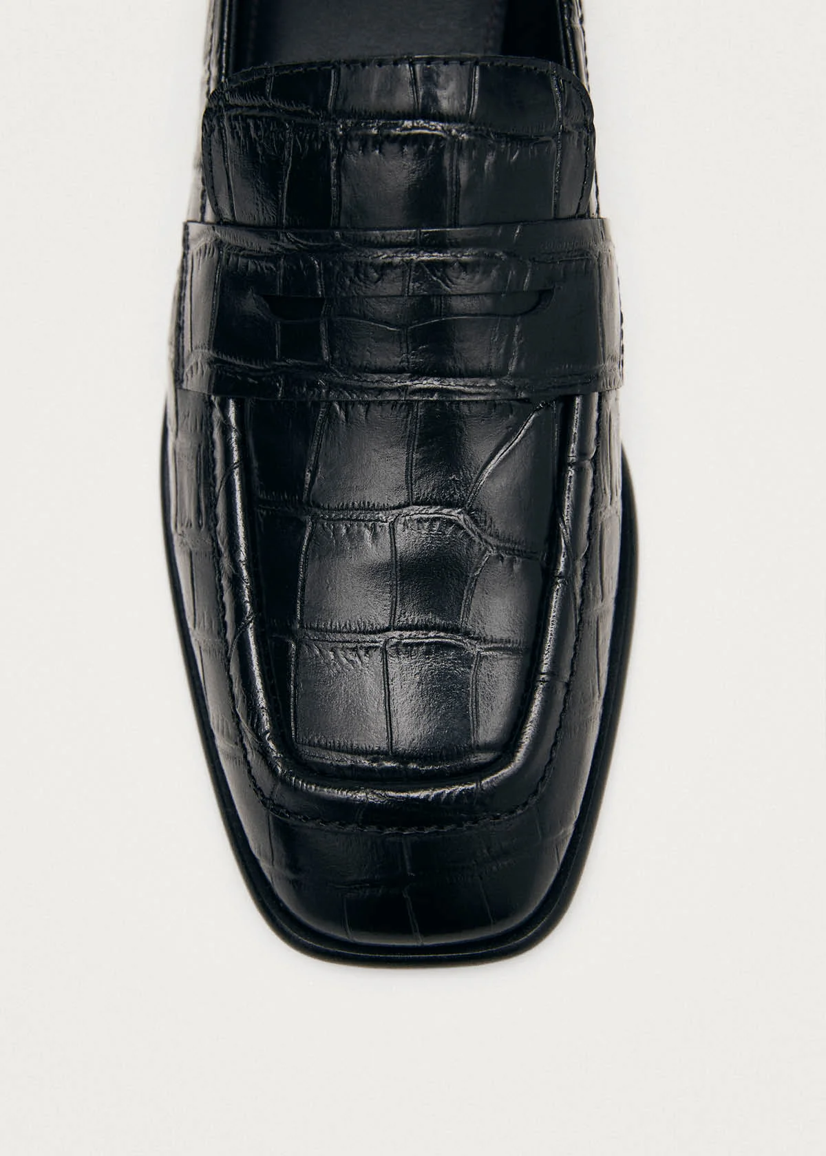 Zaha Alli Black Leather Loafers